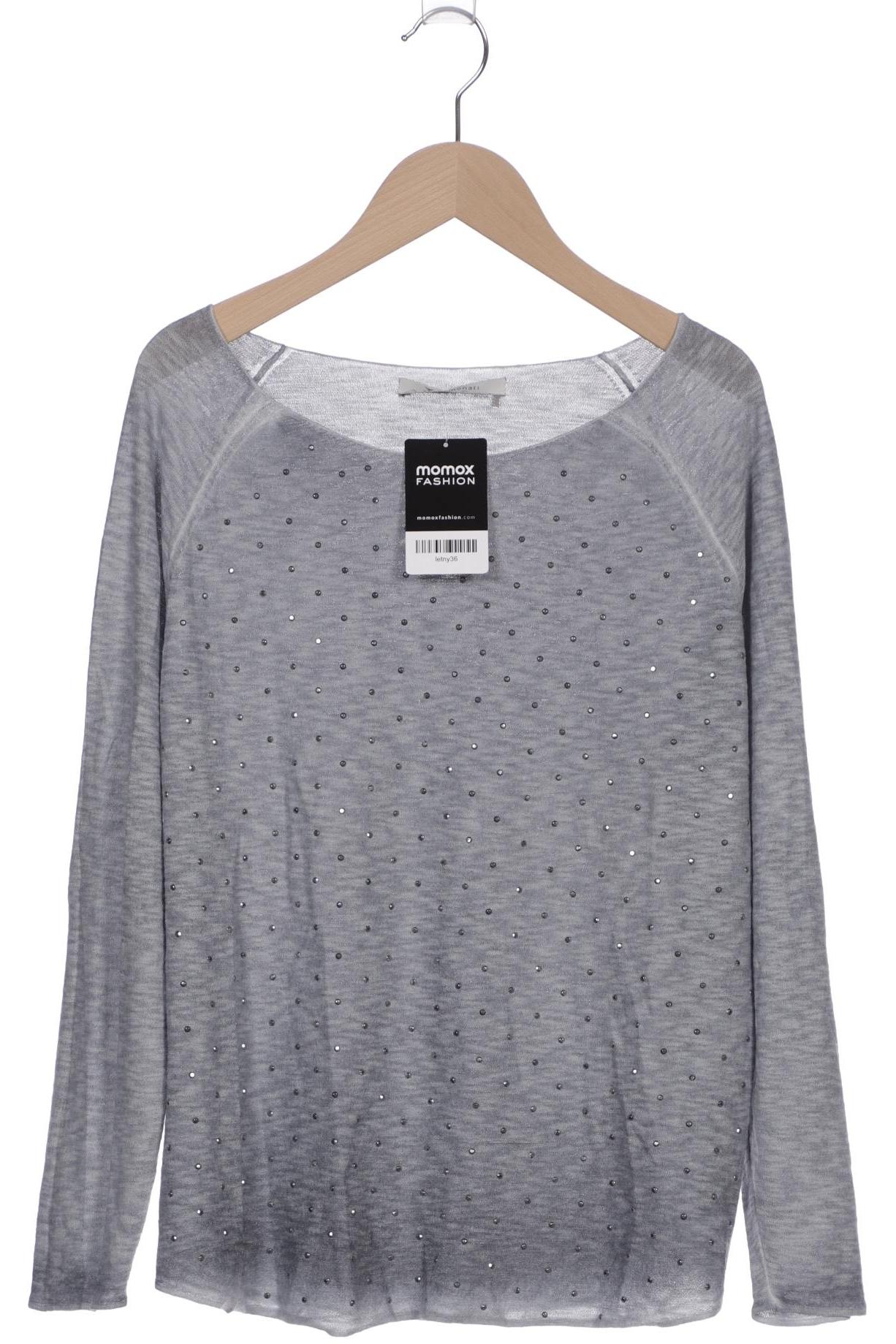 

monari Damen Langarmshirt, grau, Gr. 38