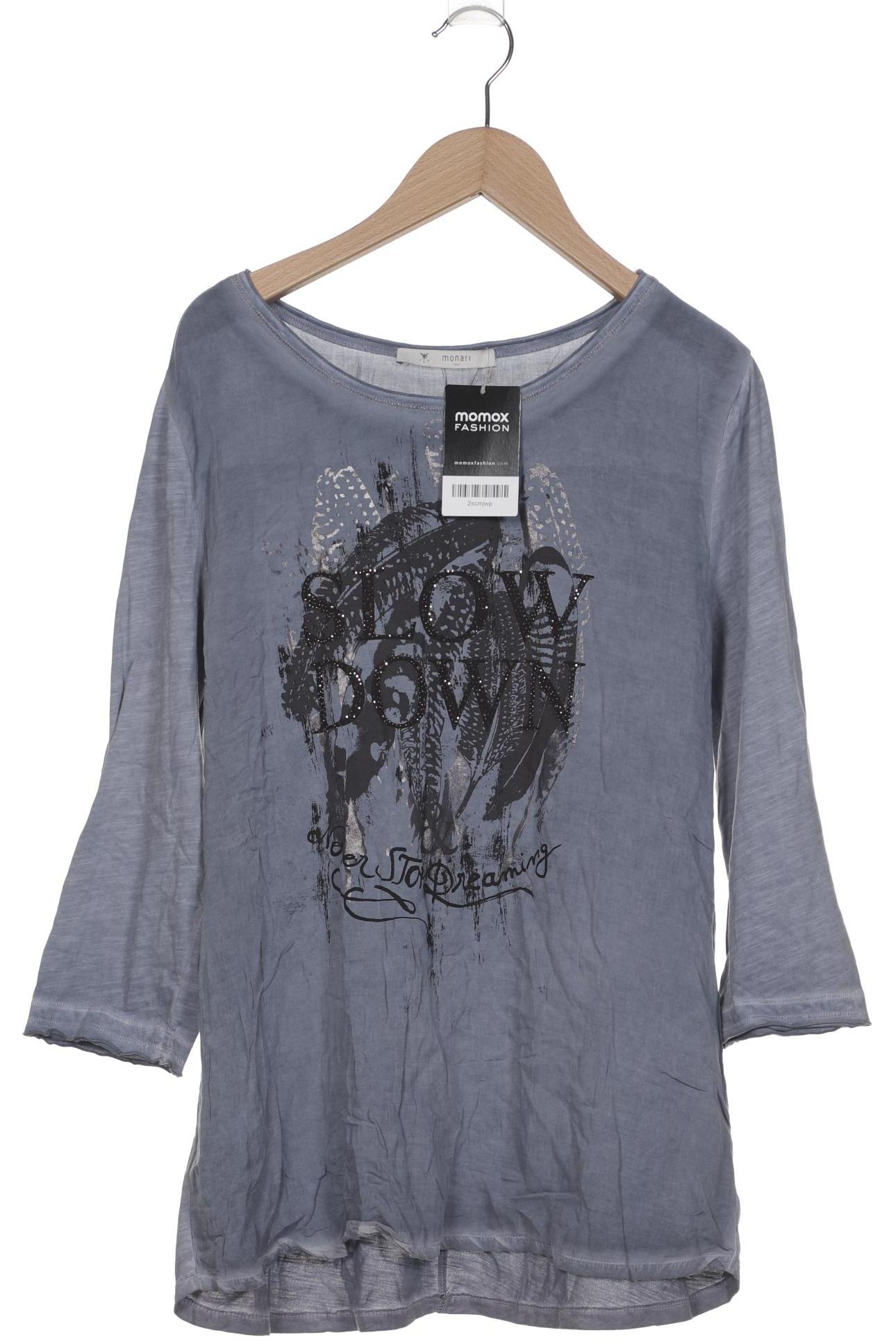 

monari Damen Langarmshirt, marineblau, Gr. 40