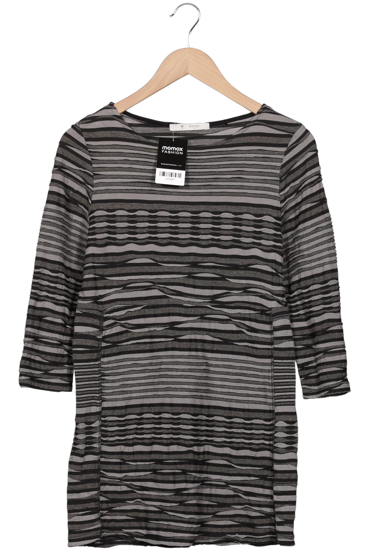 

monari Damen Langarmshirt, grau, Gr. 40