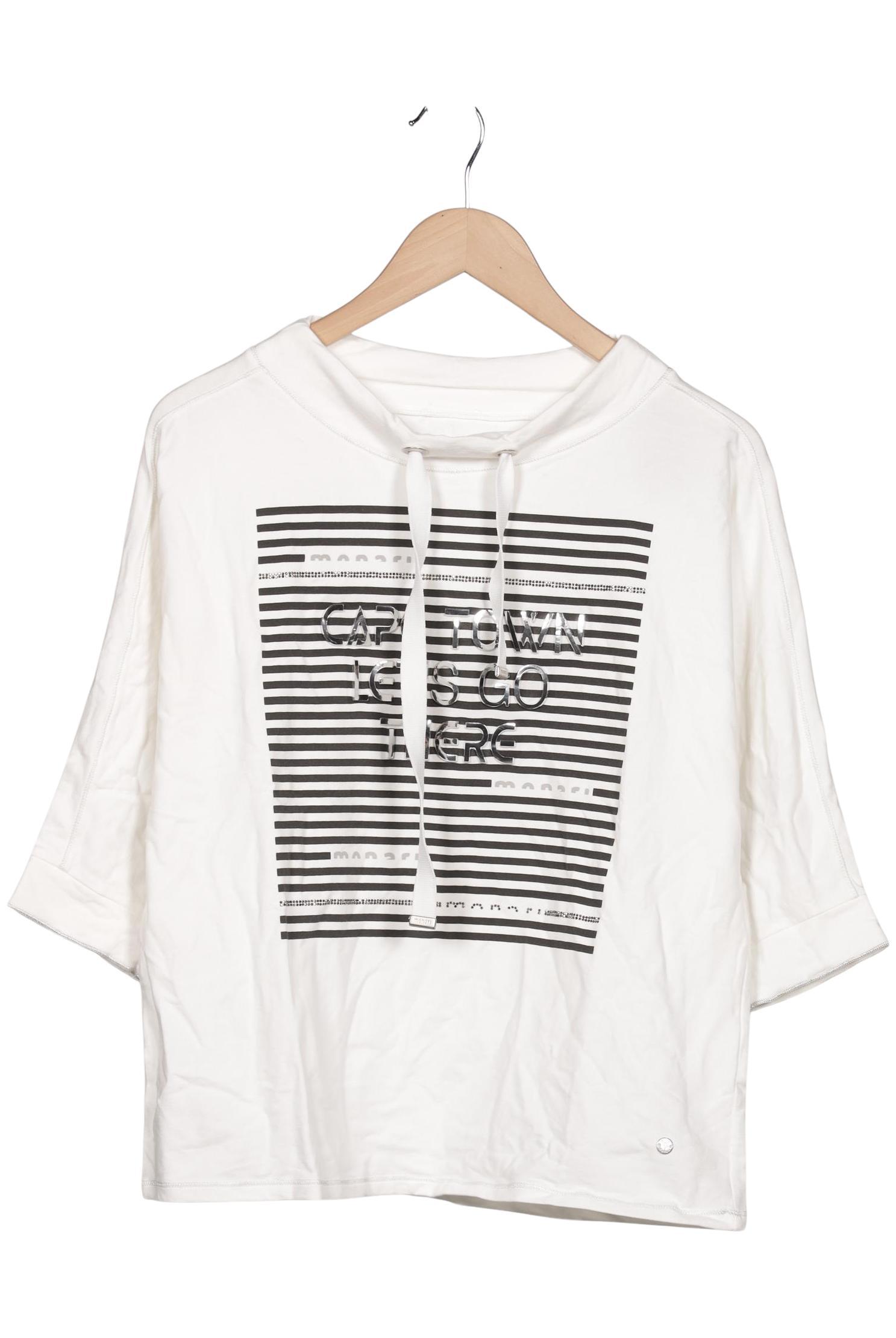 

monari Damen Langarmshirt, weiß, Gr. 42