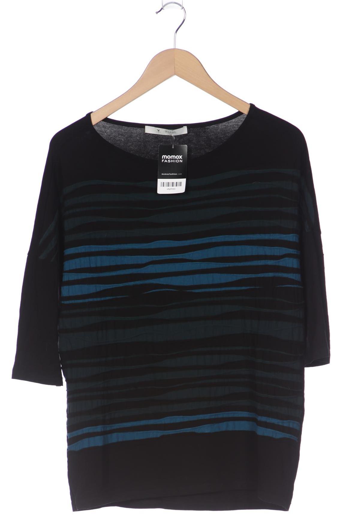 

monari Damen Langarmshirt, schwarz, Gr. 38