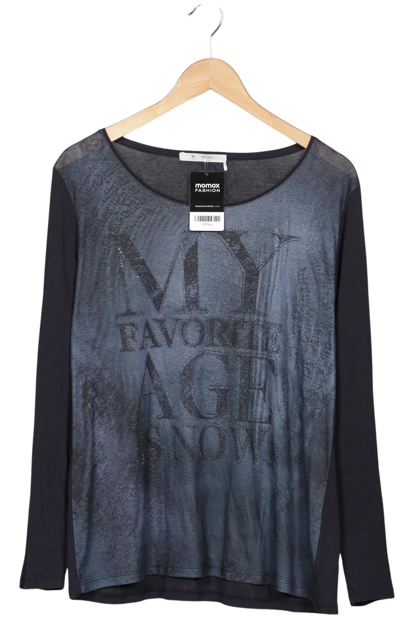 

monari Damen Langarmshirt, marineblau, Gr. 42