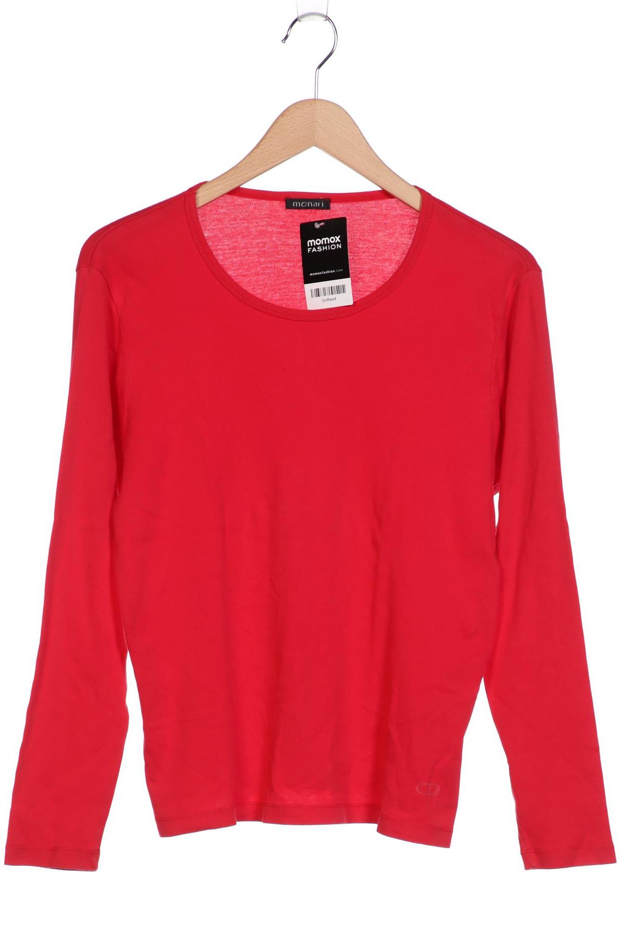

monari Damen Langarmshirt, rot, Gr. 44