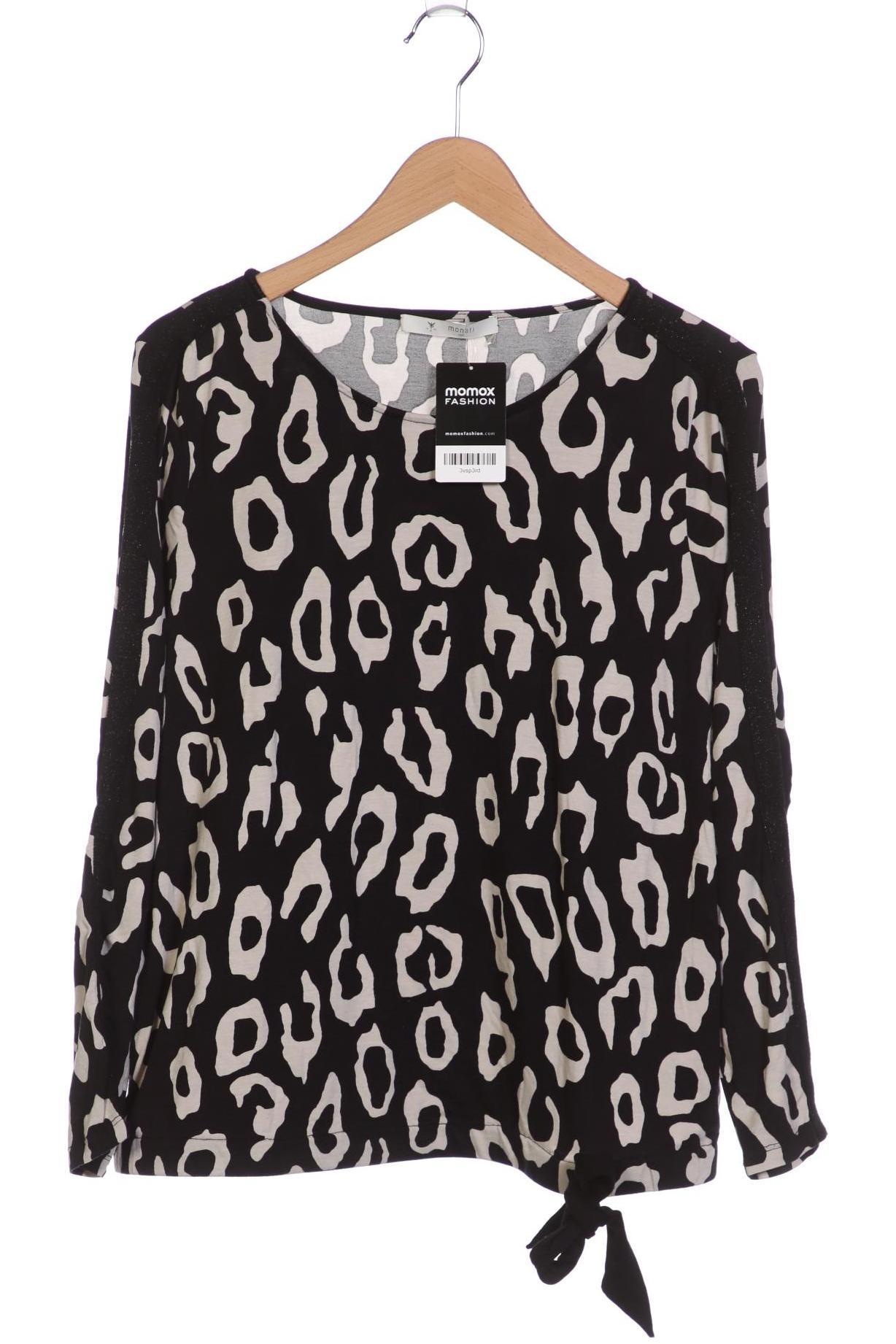 

monari Damen Langarmshirt, schwarz