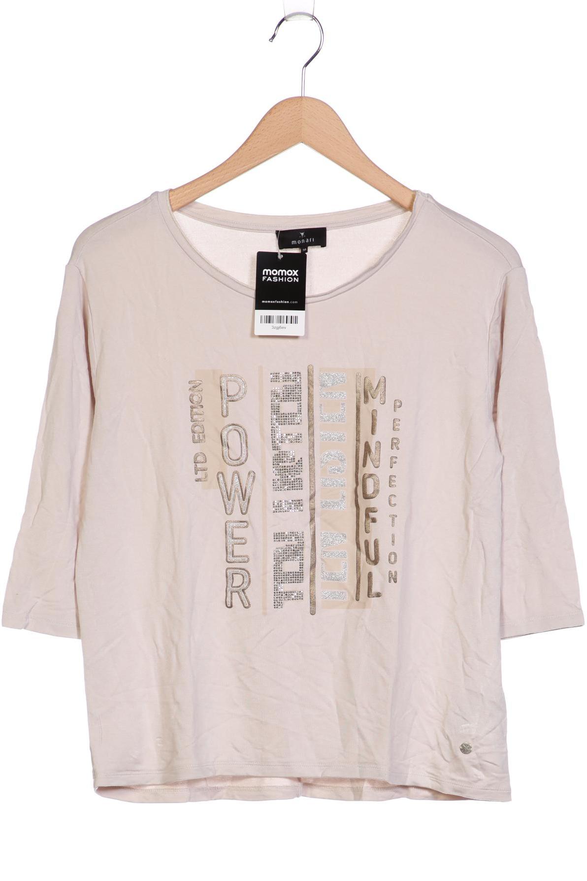 

monari Damen Langarmshirt, cremeweiß, Gr. 38