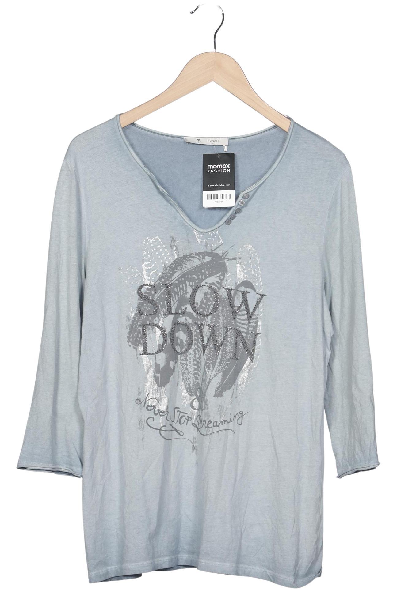 

monari Damen Langarmshirt, hellblau, Gr. 42