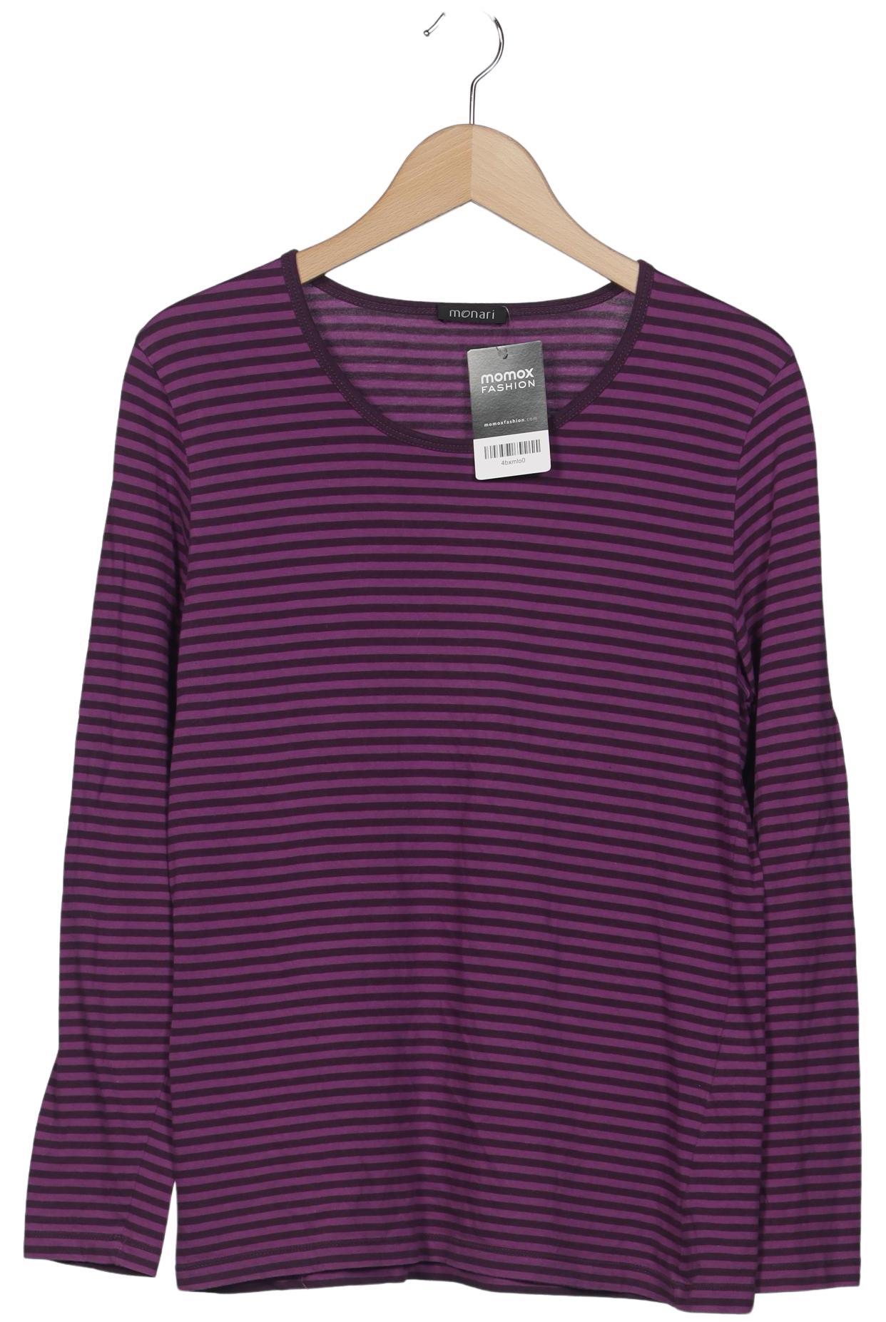 

monari Damen Langarmshirt, flieder, Gr. 42