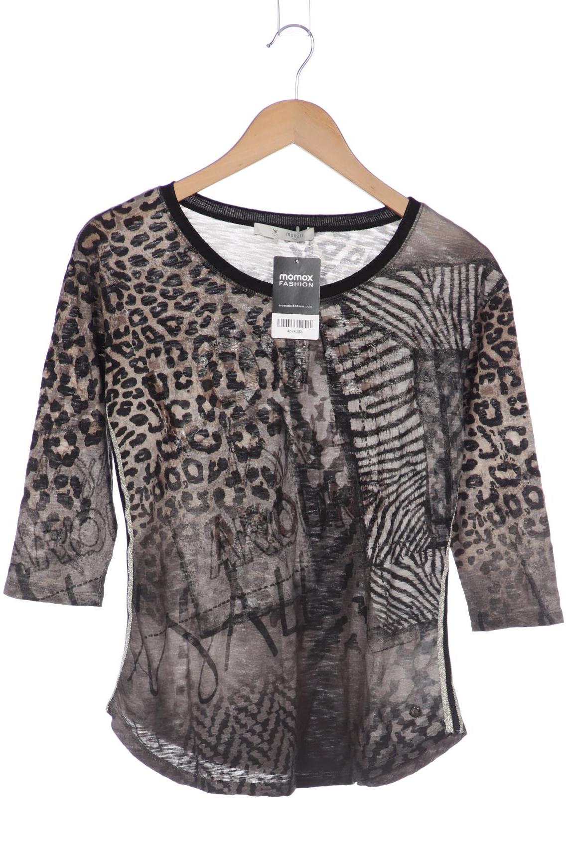 

monari Damen Langarmshirt, grau, Gr. 38