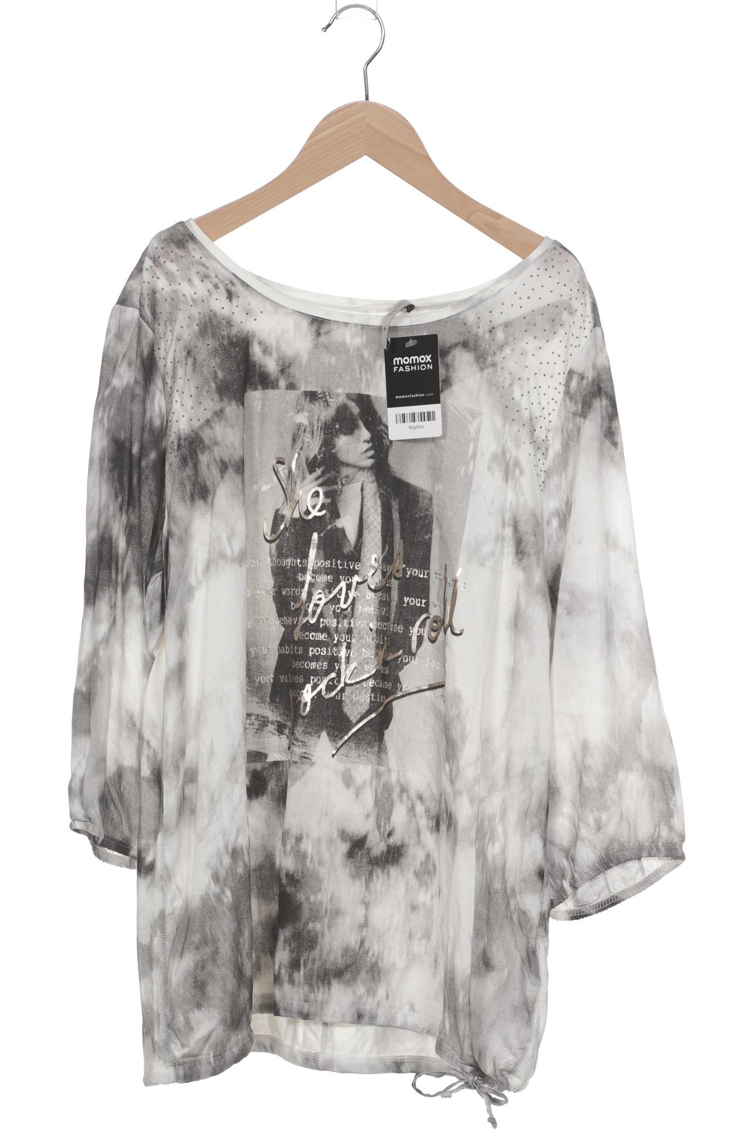 

monari Damen Langarmshirt, grau, Gr. 42