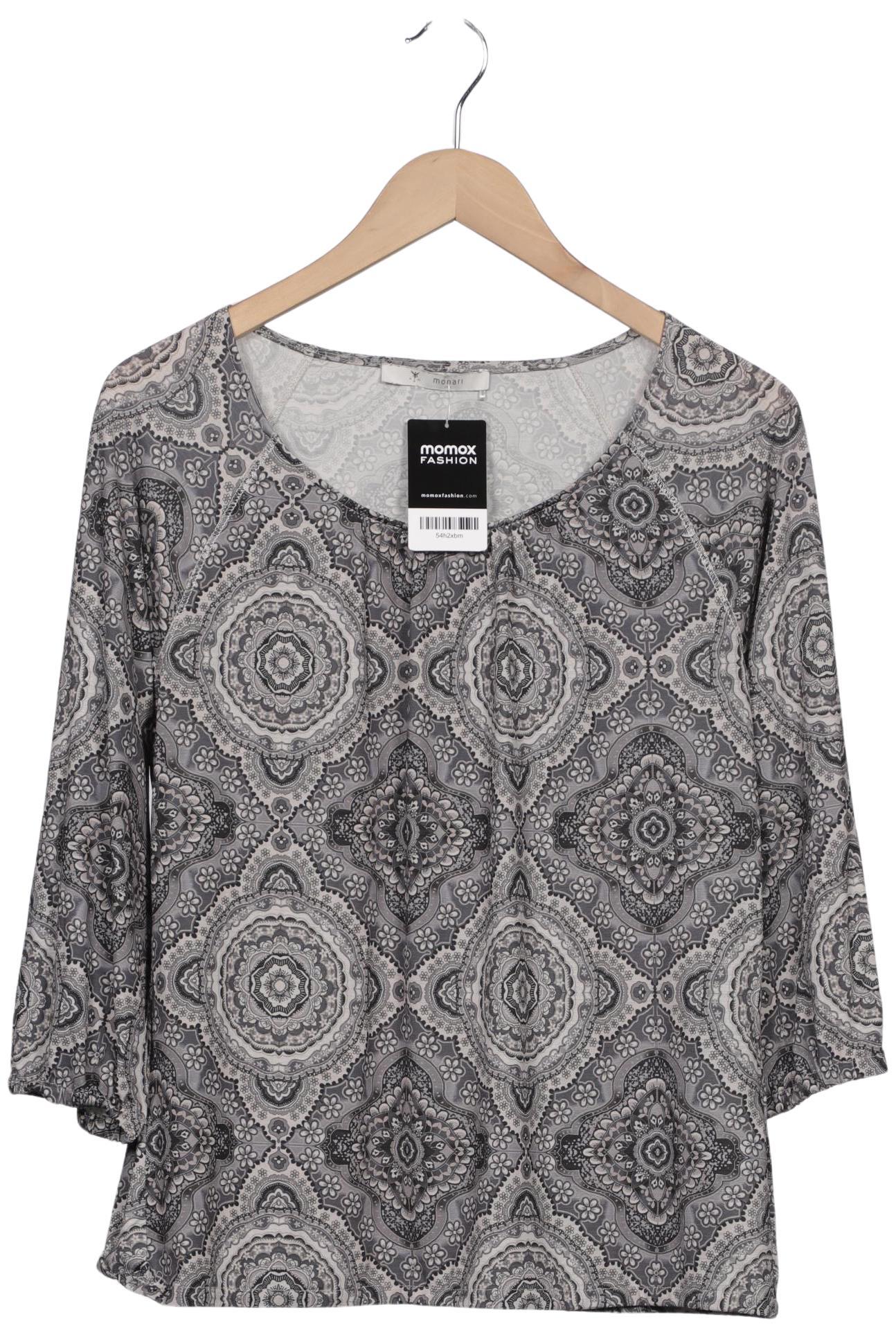 

monari Damen Langarmshirt, grau, Gr. 38