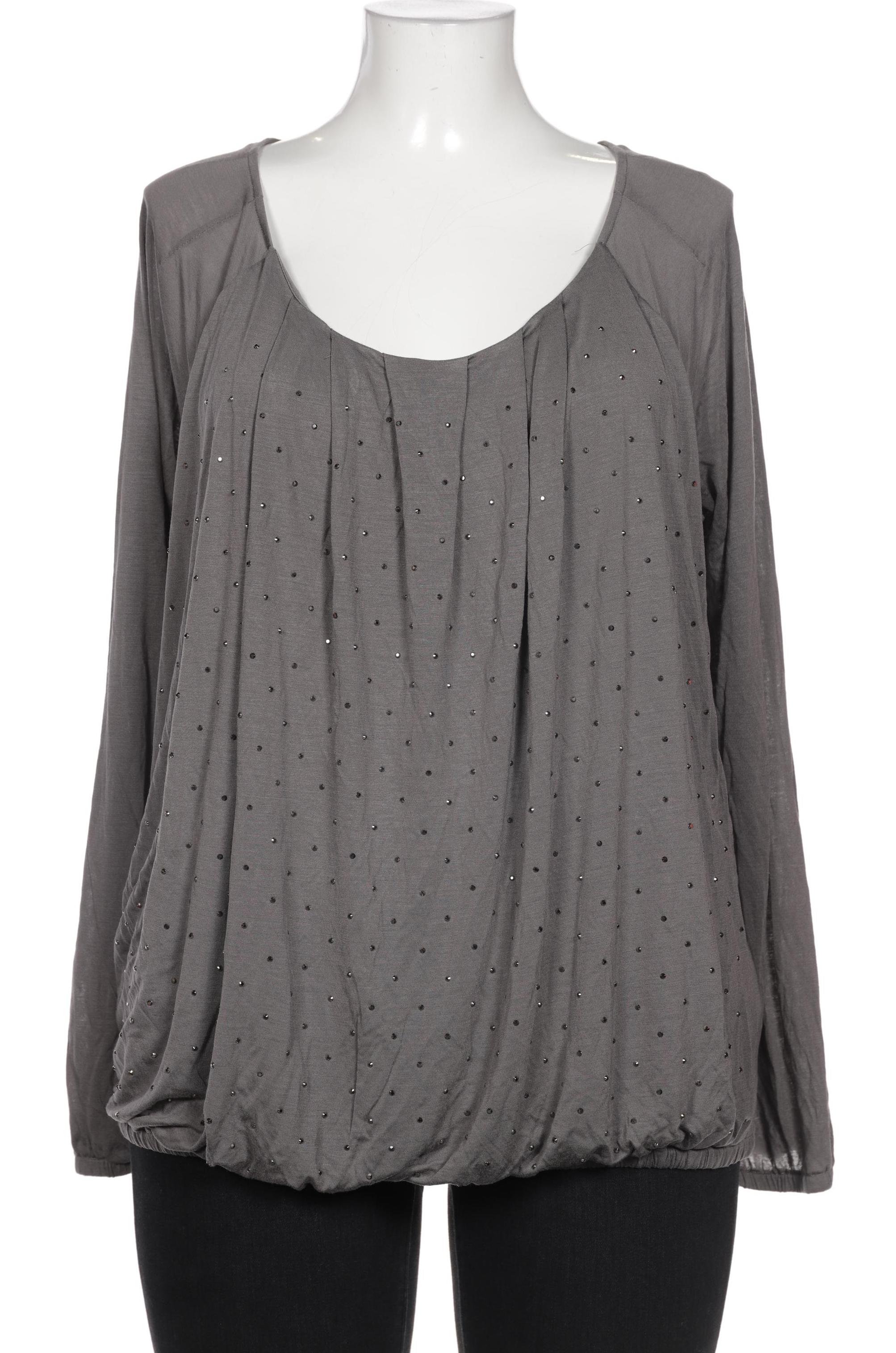 

monari Damen Langarmshirt, grau, Gr. 46