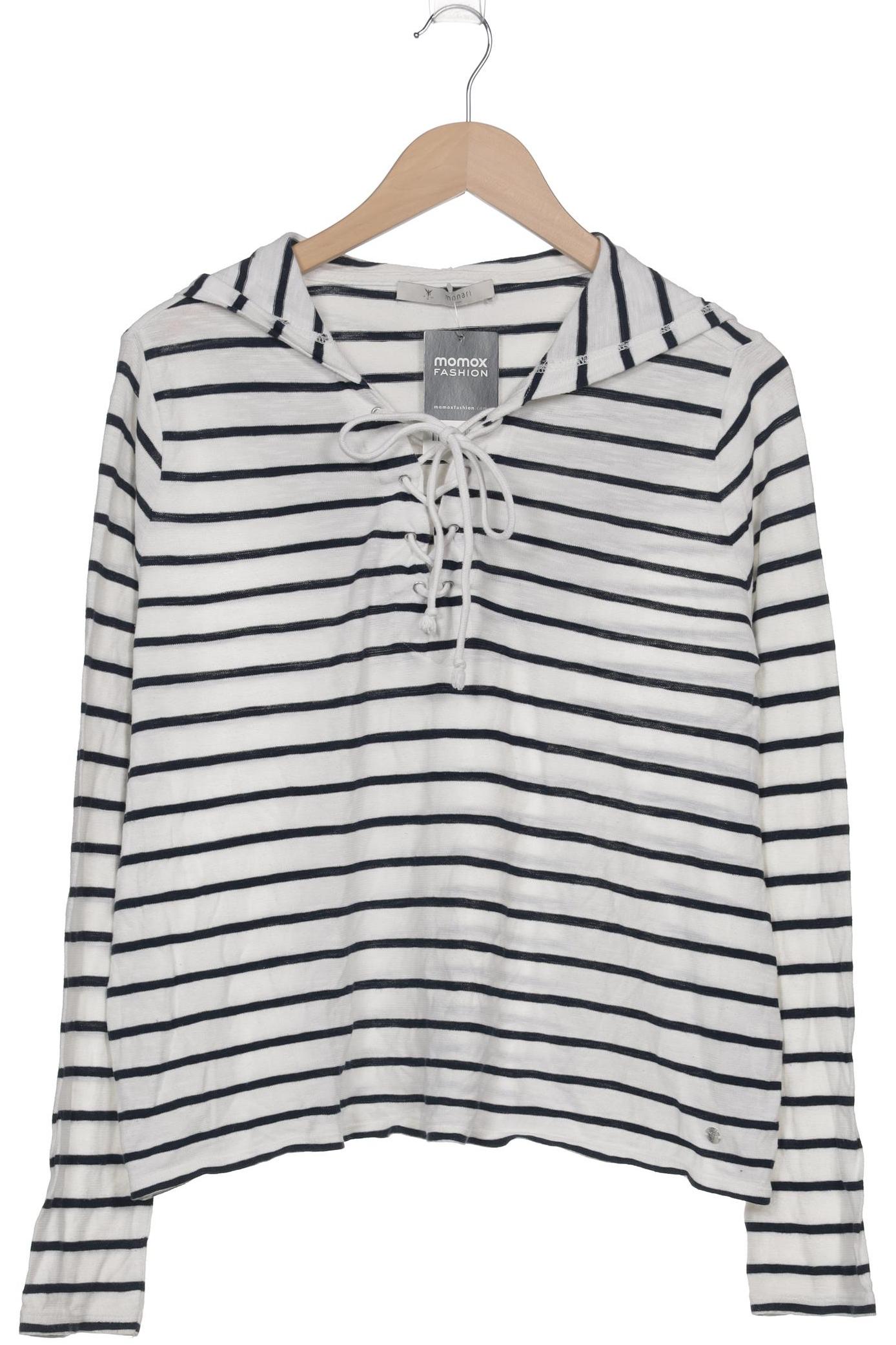 

monari Damen Langarmshirt, weiß, Gr. 38
