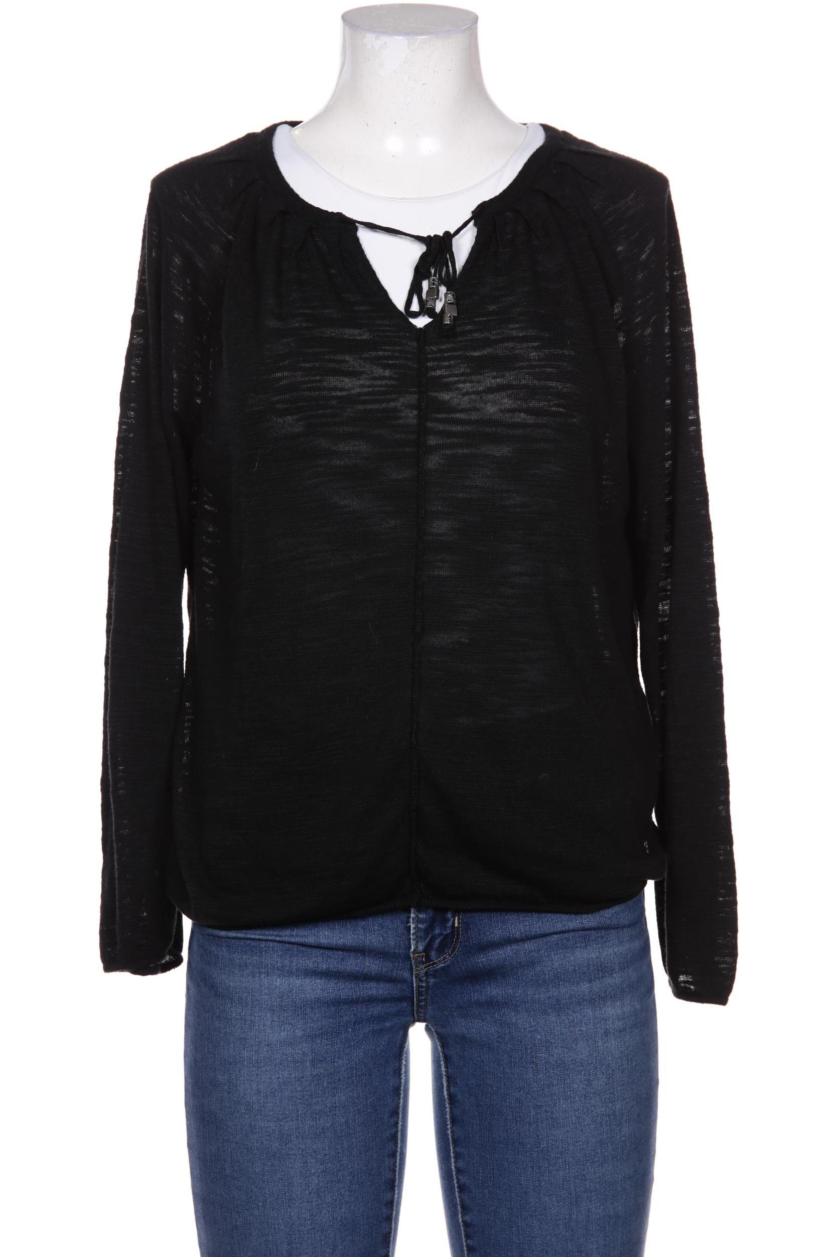 

monari Damen Langarmshirt, schwarz, Gr. 40