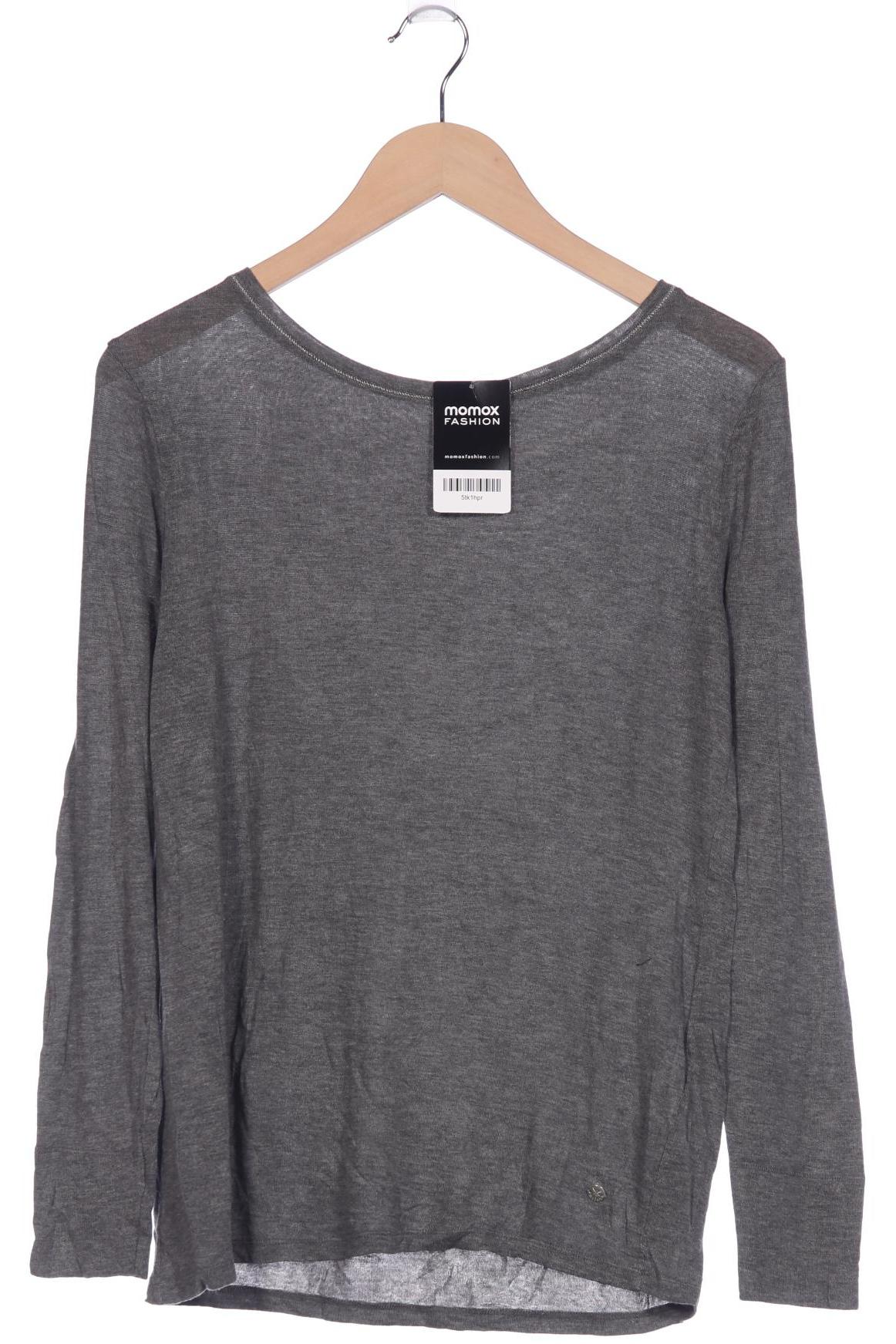 

monari Damen Langarmshirt, grau, Gr. 40