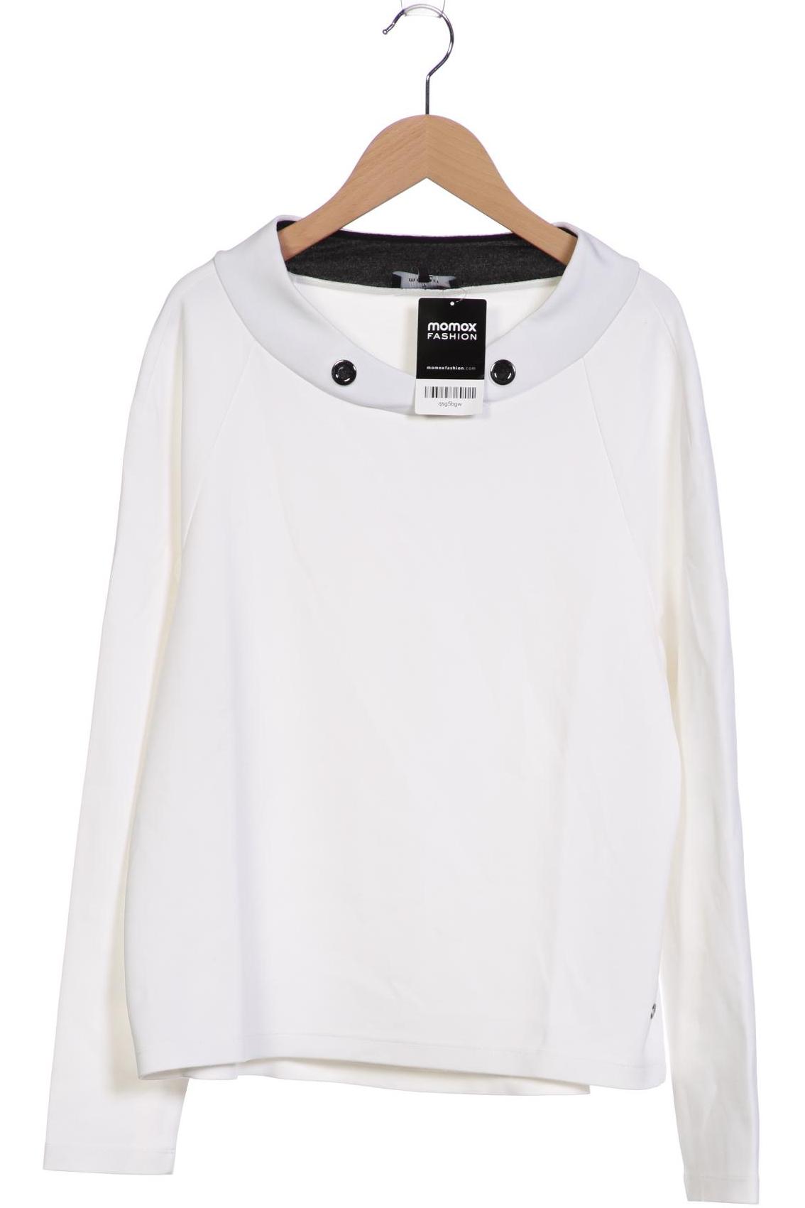 

monari Damen Langarmshirt, weiß, Gr. 36