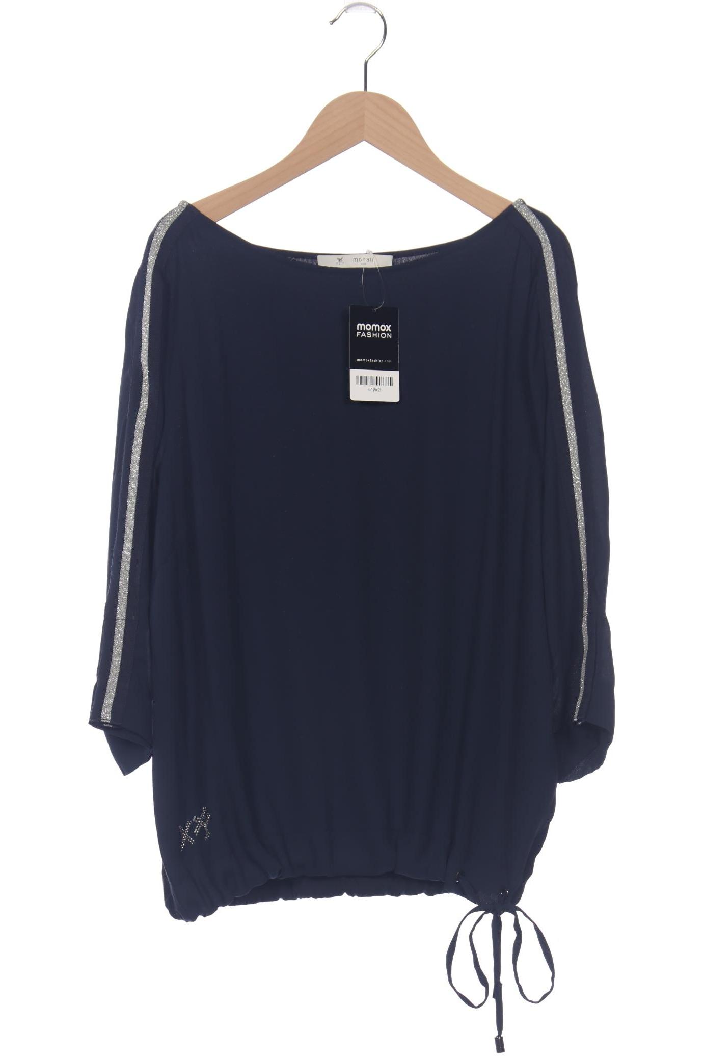 

monari Damen Langarmshirt, marineblau, Gr. 44