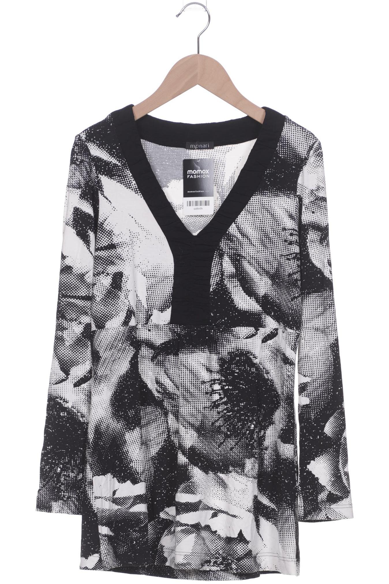 

monari Damen Langarmshirt, schwarz, Gr. 38