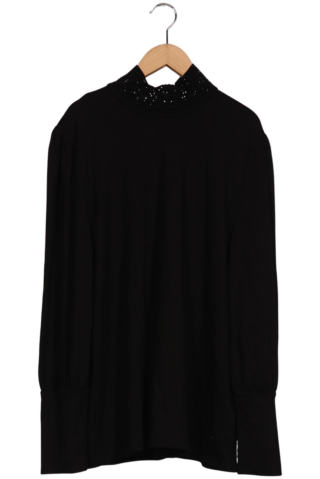 

monari Damen Langarmshirt, schwarz, Gr. 46