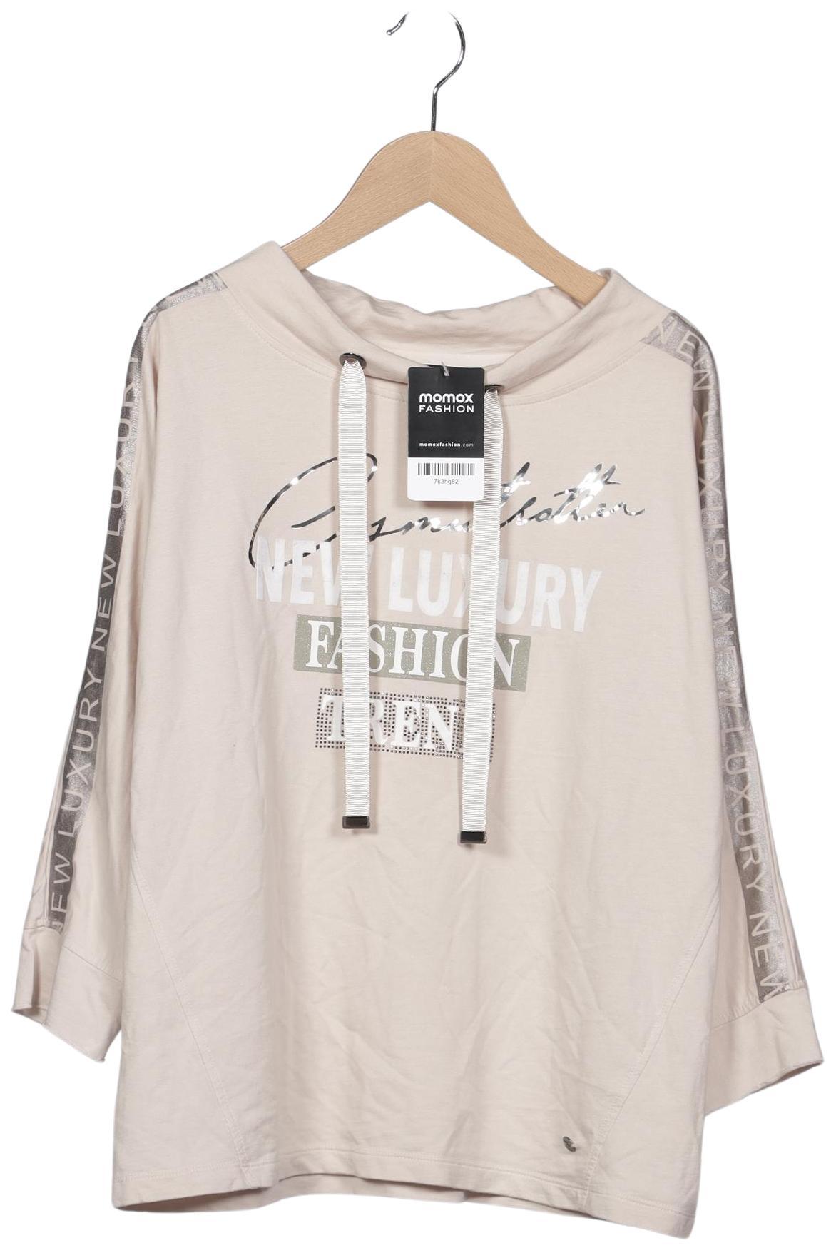 

monari Damen Langarmshirt, cremeweiß, Gr. 38