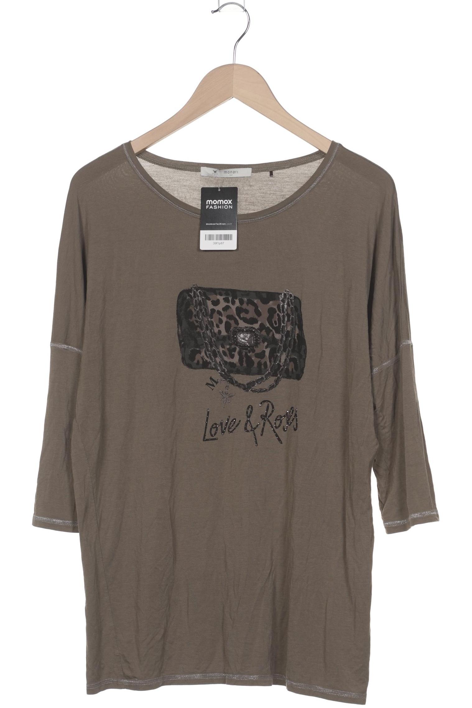 

monari Damen Langarmshirt, grün, Gr. 44