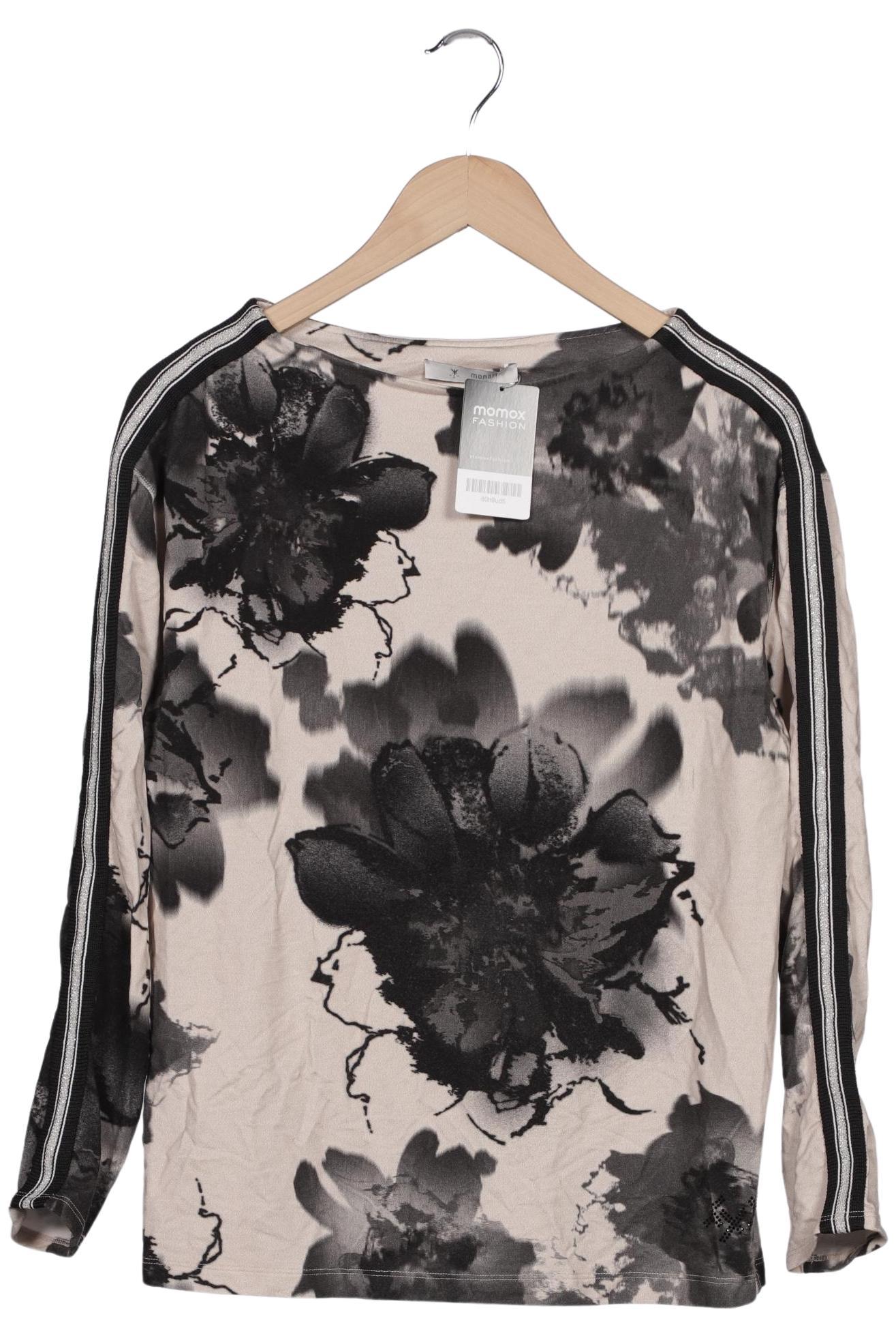 

monari Damen Langarmshirt, grau, Gr. 38