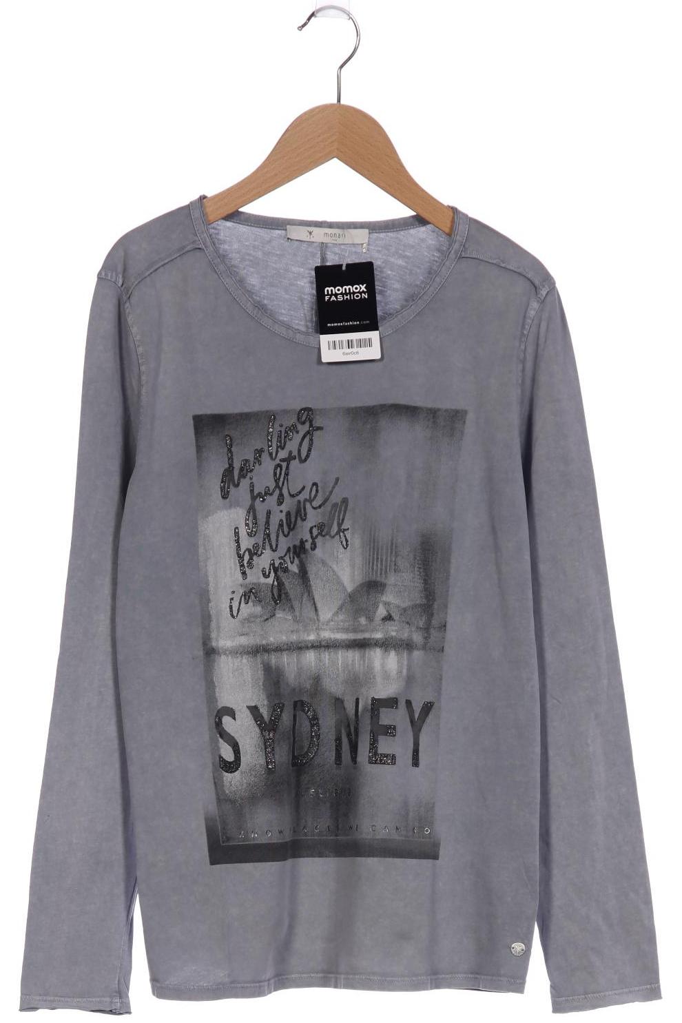 

monari Damen Langarmshirt, grau