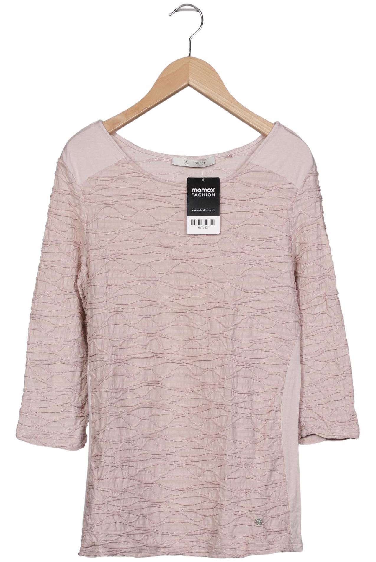 

monari Damen Langarmshirt, pink, Gr. 36