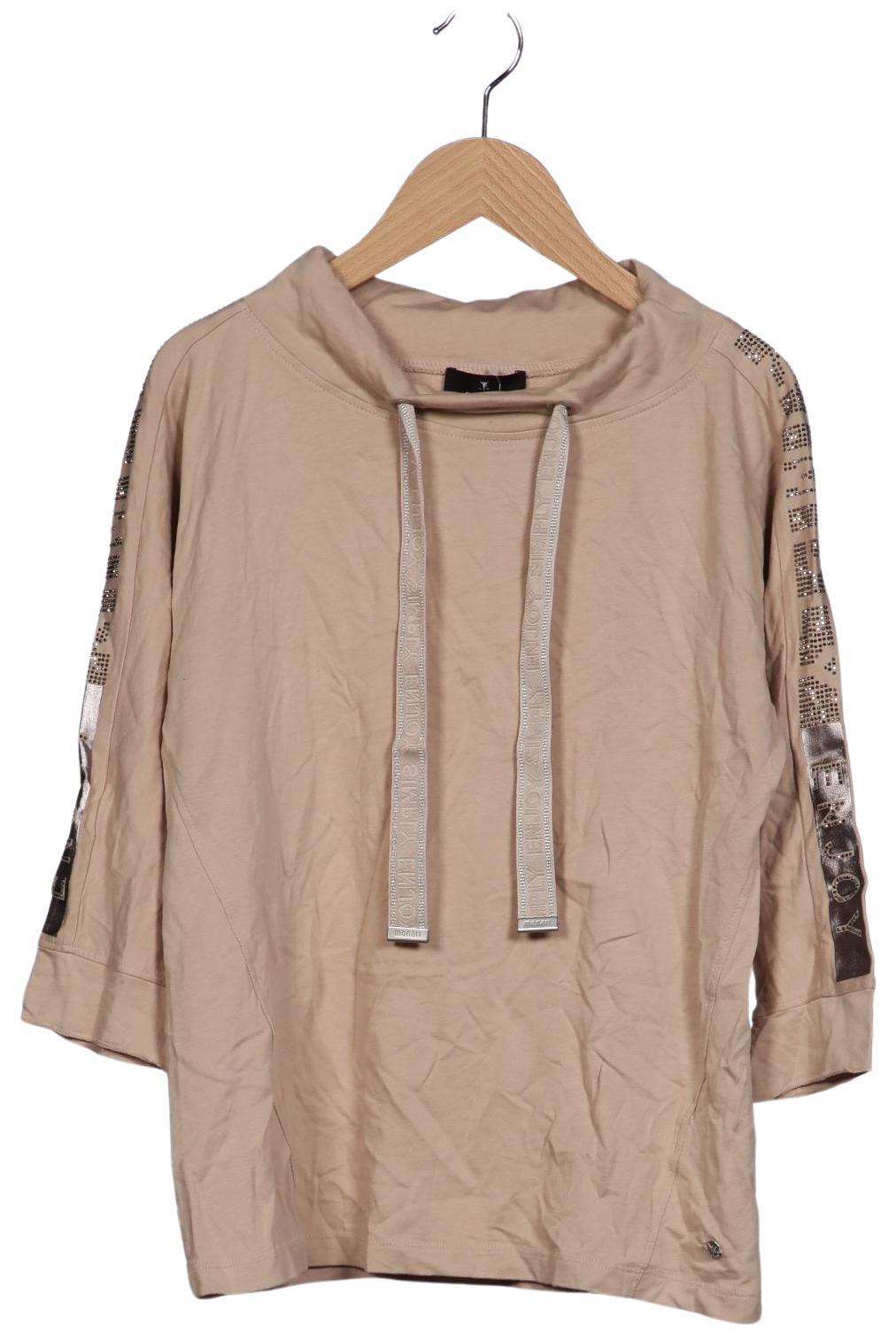 

monari Damen Langarmshirt, beige, Gr. 34