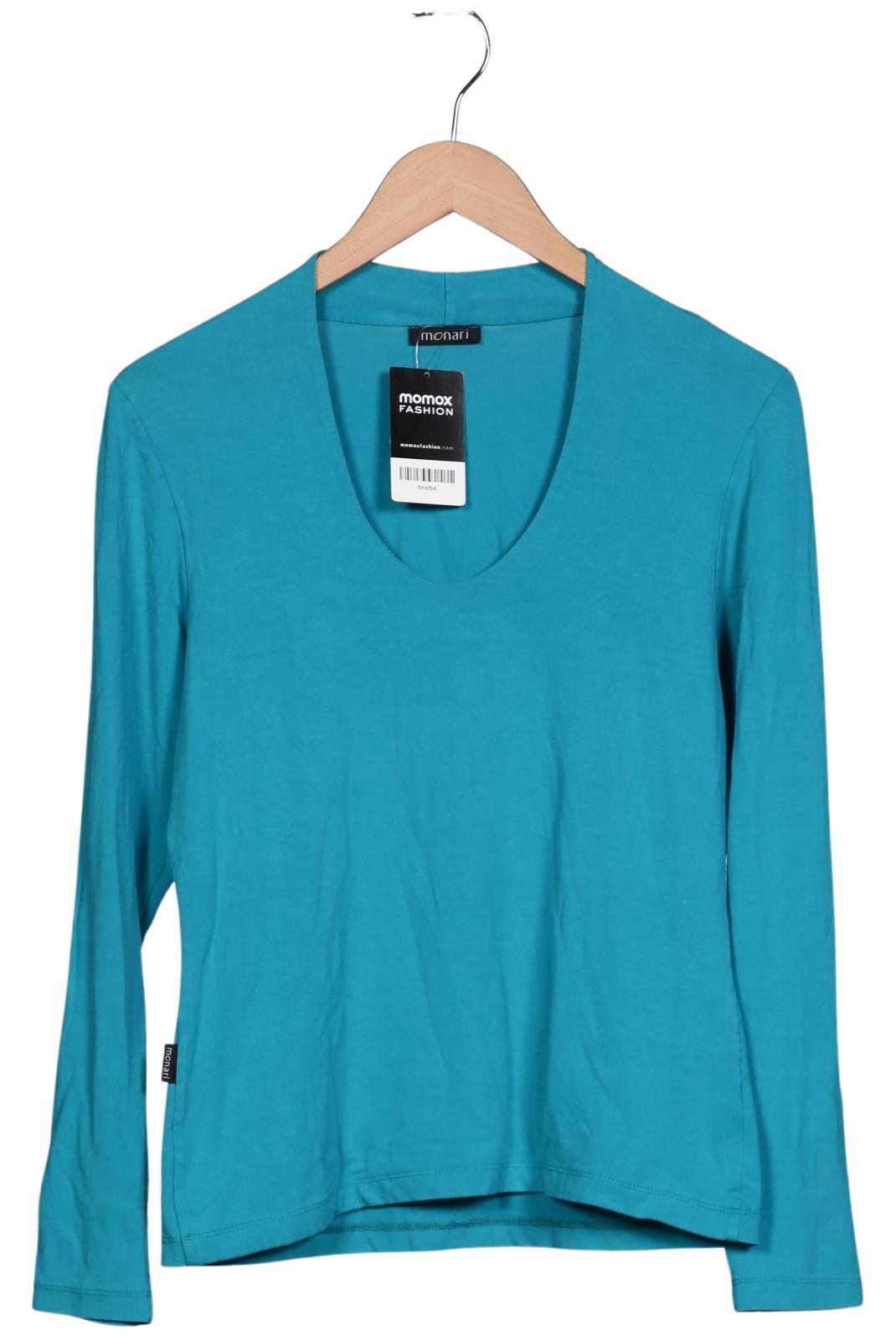 

monari Damen Langarmshirt, türkis, Gr. 38
