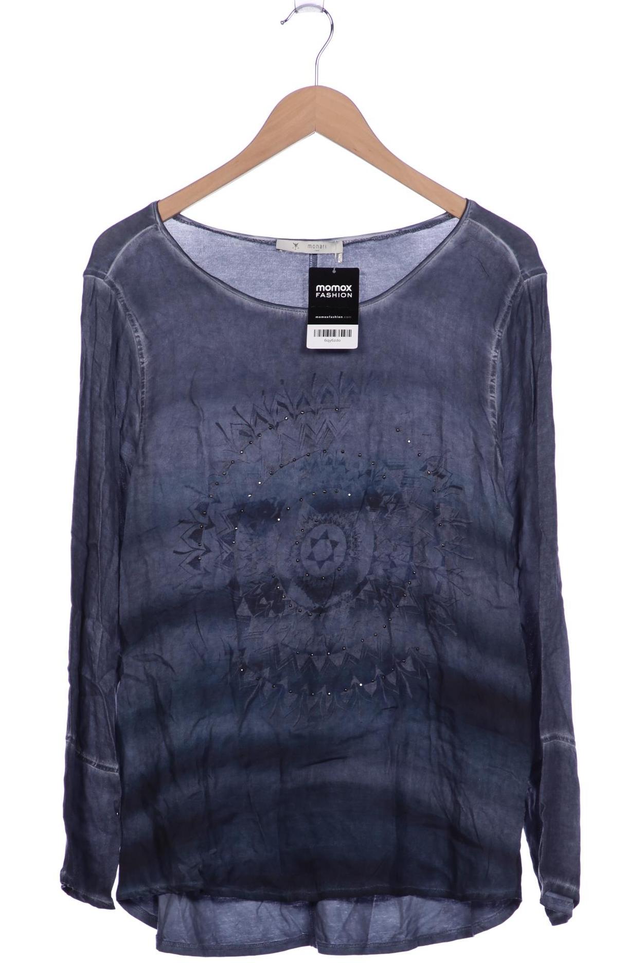 

monari Damen Langarmshirt, grau, Gr. 42