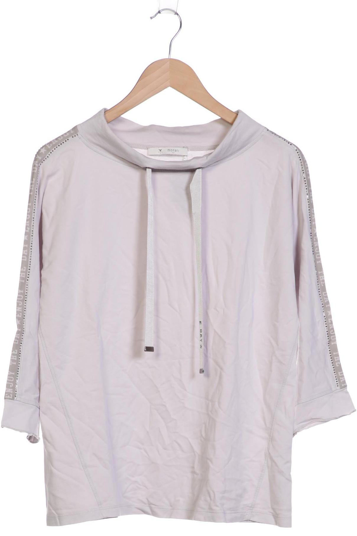 

monari Damen Langarmshirt, grau, Gr. 42