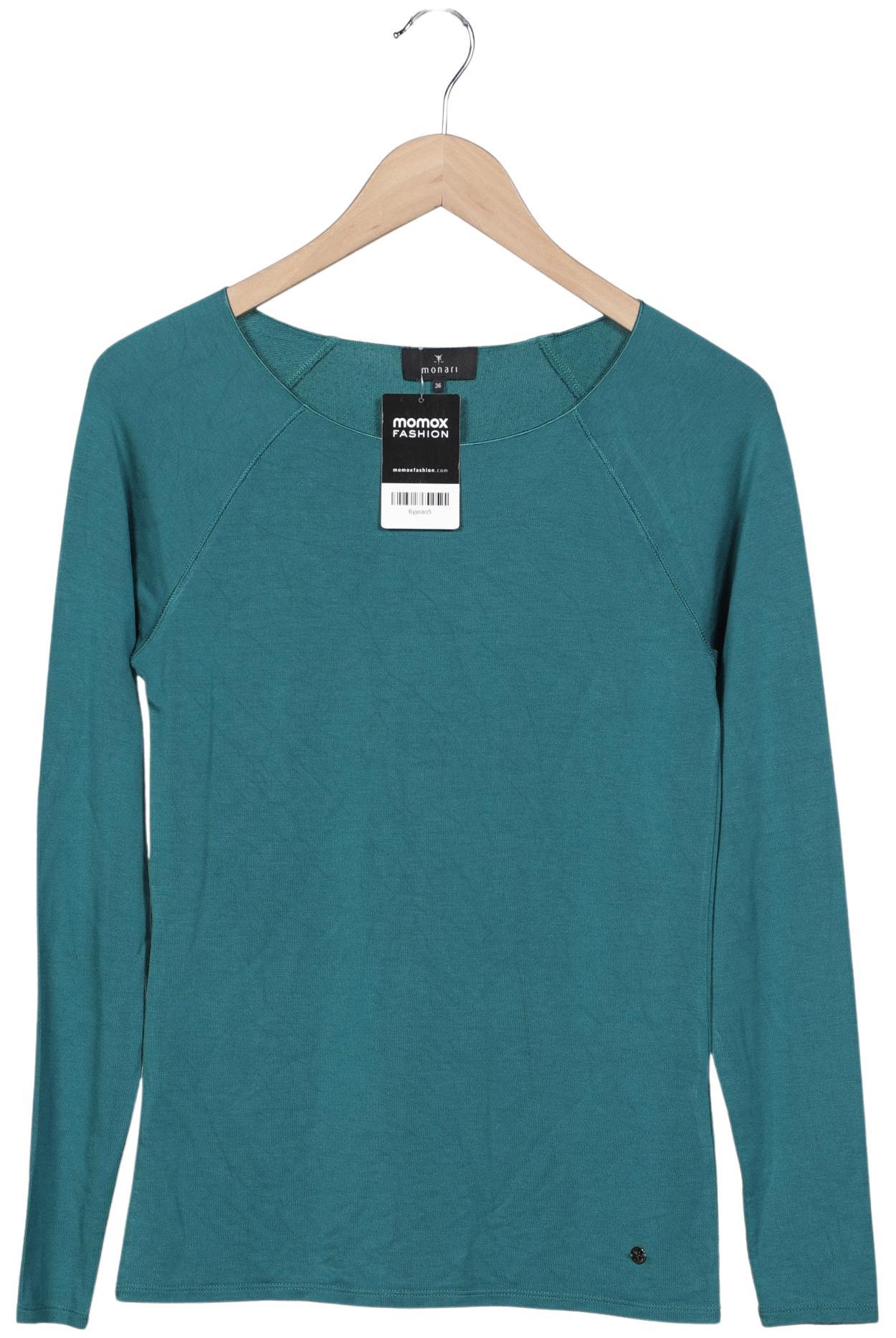 Thumbnail - monari Damen Langarmshirt, türkis, Gr. 36