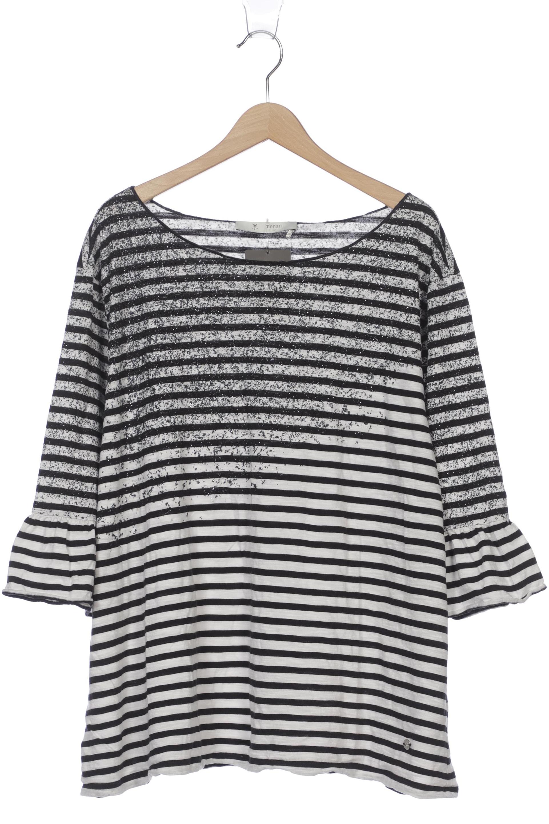 

monari Damen Langarmshirt, schwarz, Gr. 46