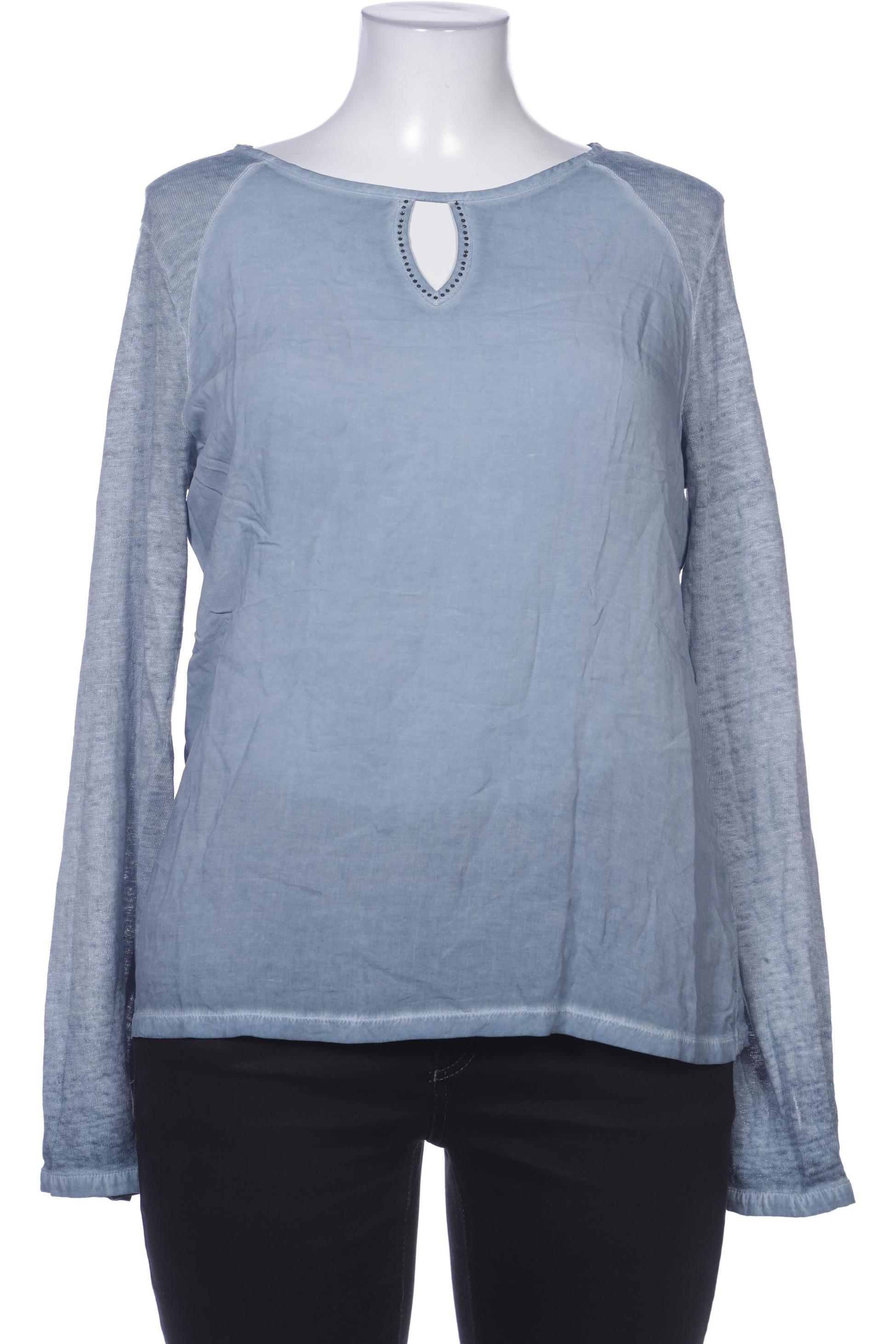

monari Damen Langarmshirt, blau, Gr. 46
