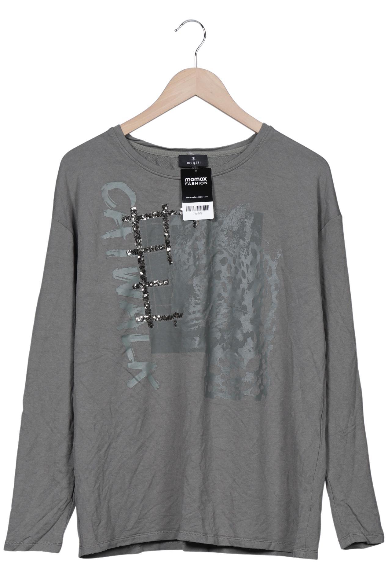 

monari Damen Langarmshirt, grün, Gr. 42