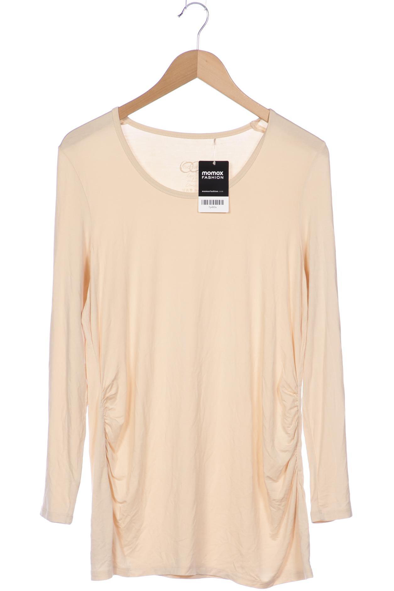 

monari Damen Langarmshirt, beige, Gr. 44