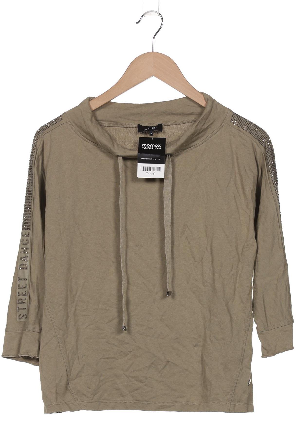 

monari Damen Langarmshirt, grün, Gr. 38