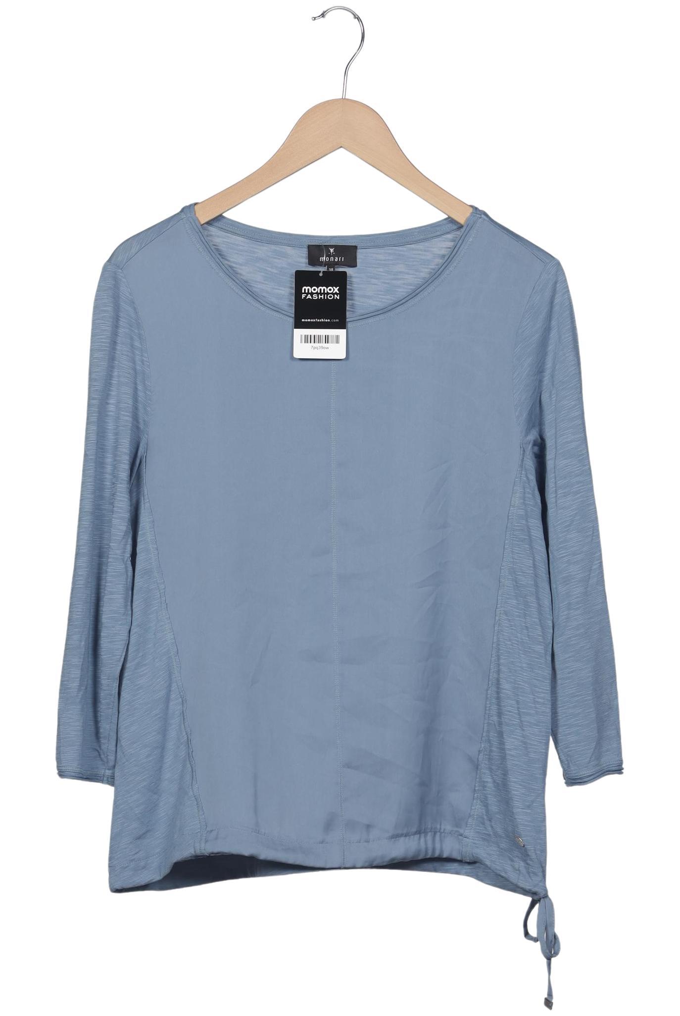

monari Damen Langarmshirt, hellblau, Gr. 38