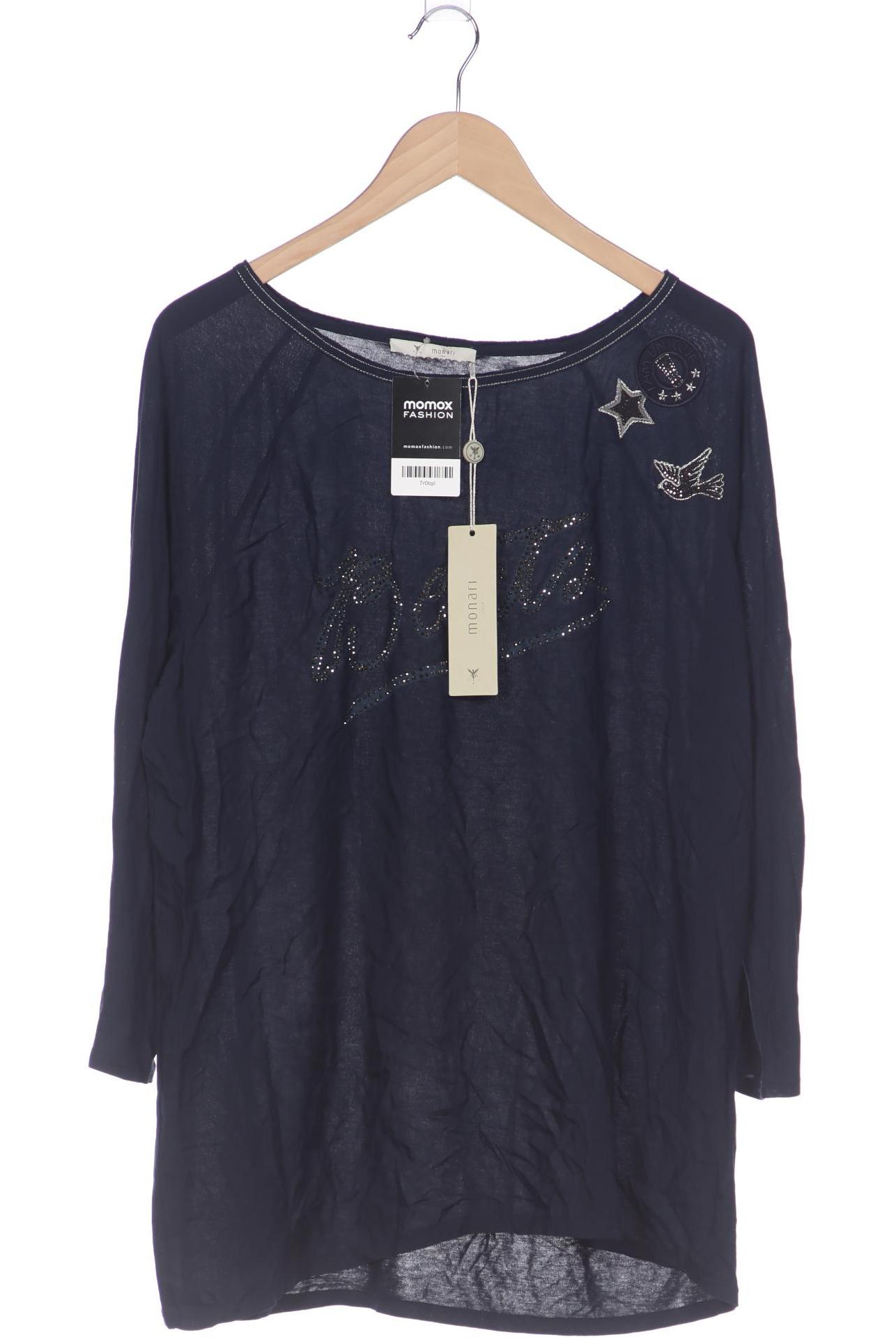 

monari Damen Langarmshirt, marineblau, Gr. 44