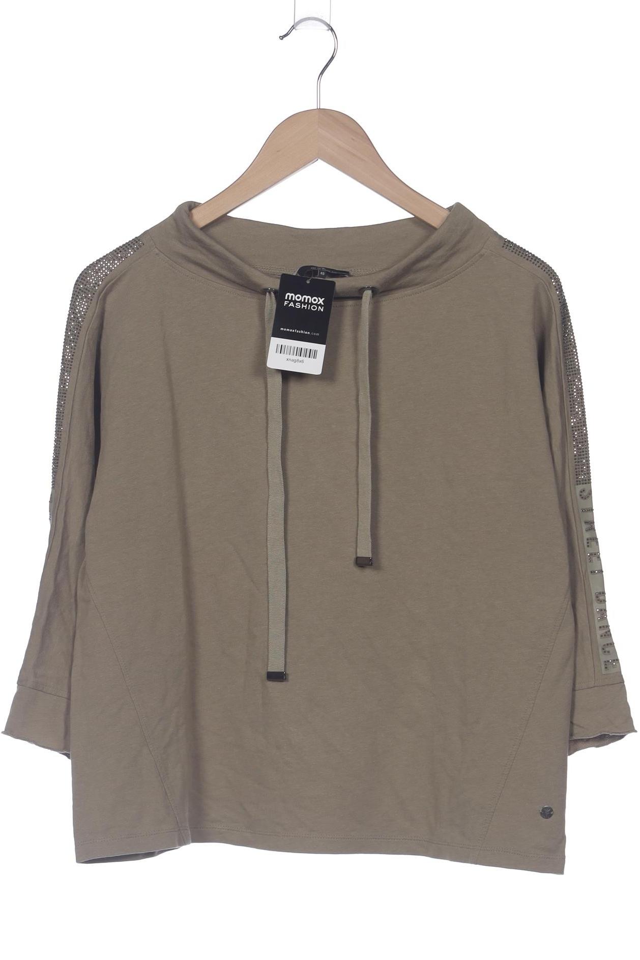 

monari Damen Langarmshirt, grün, Gr. 40