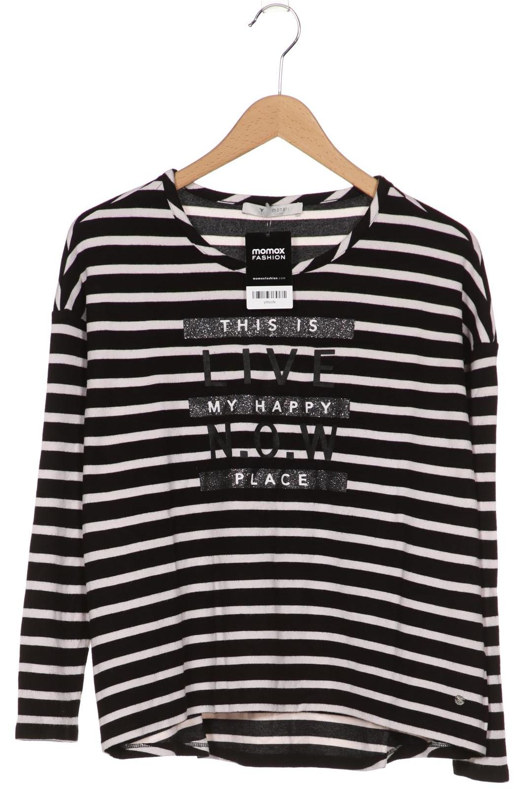 

monari Damen Langarmshirt, schwarz