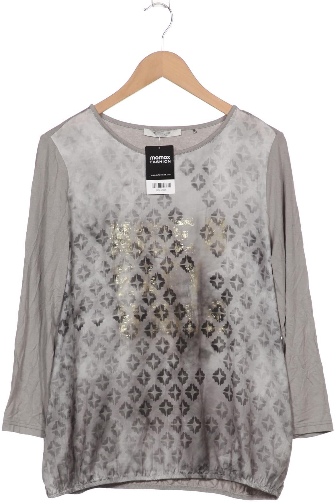 

monari Damen Langarmshirt, grau