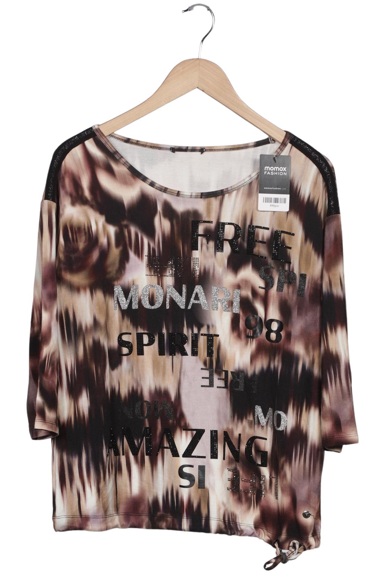 

monari Damen Langarmshirt, braun, Gr. 38