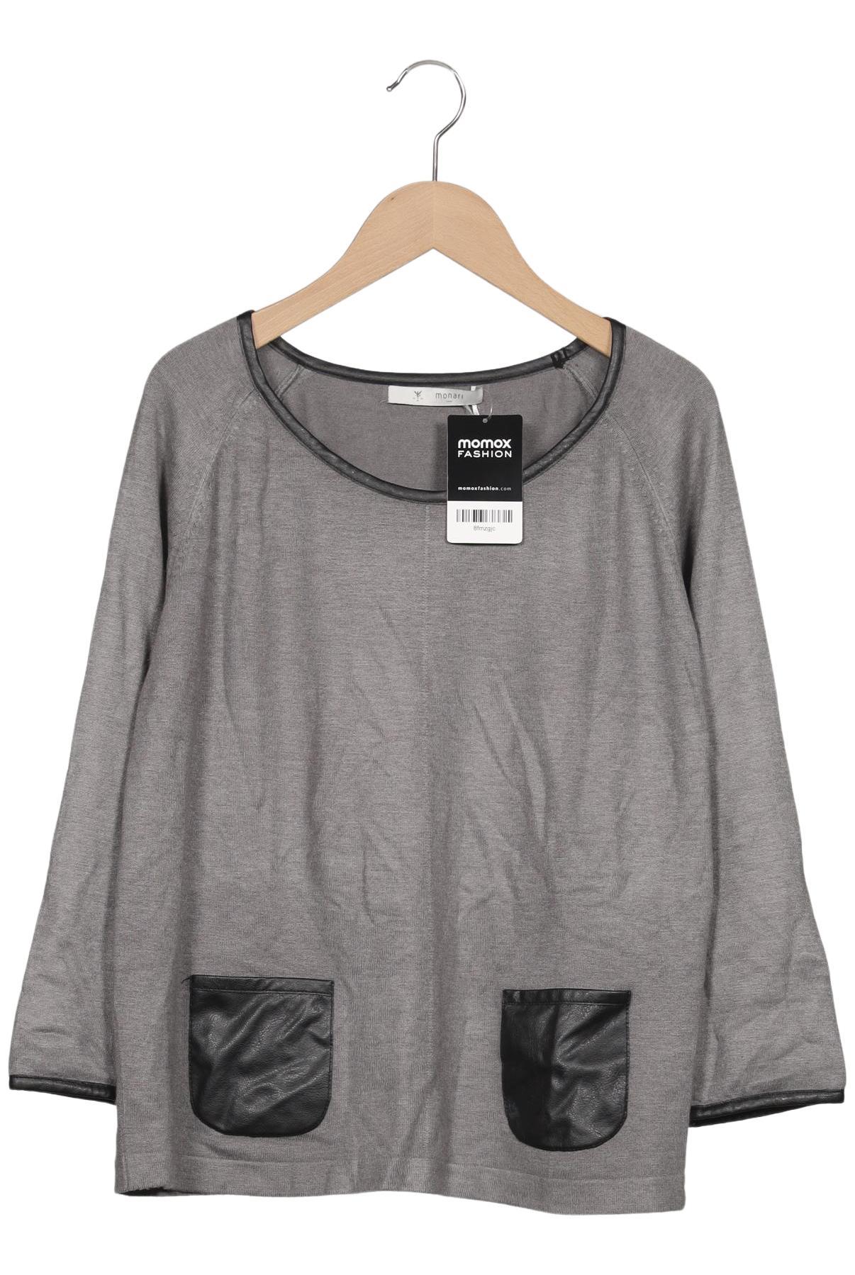 

monari Damen Langarmshirt, grau, Gr. 38