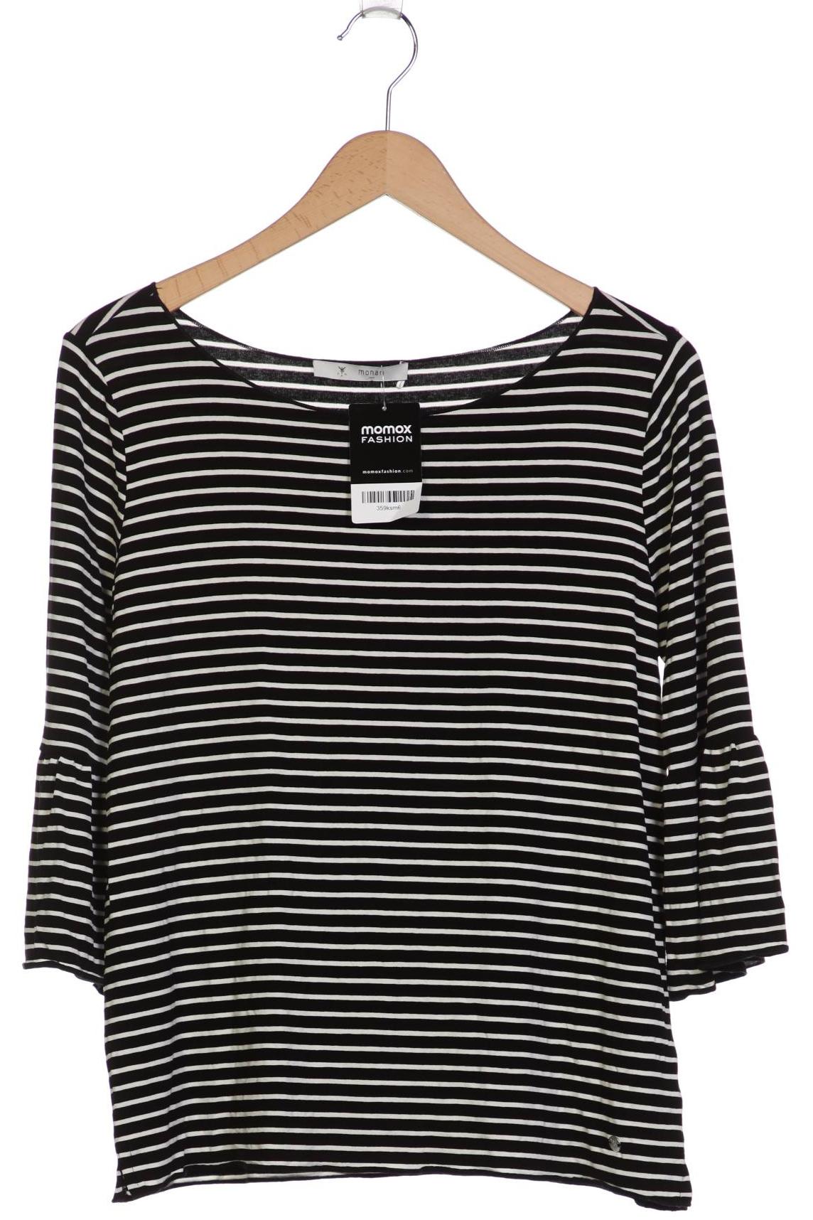 

monari Damen Langarmshirt, schwarz, Gr. 42