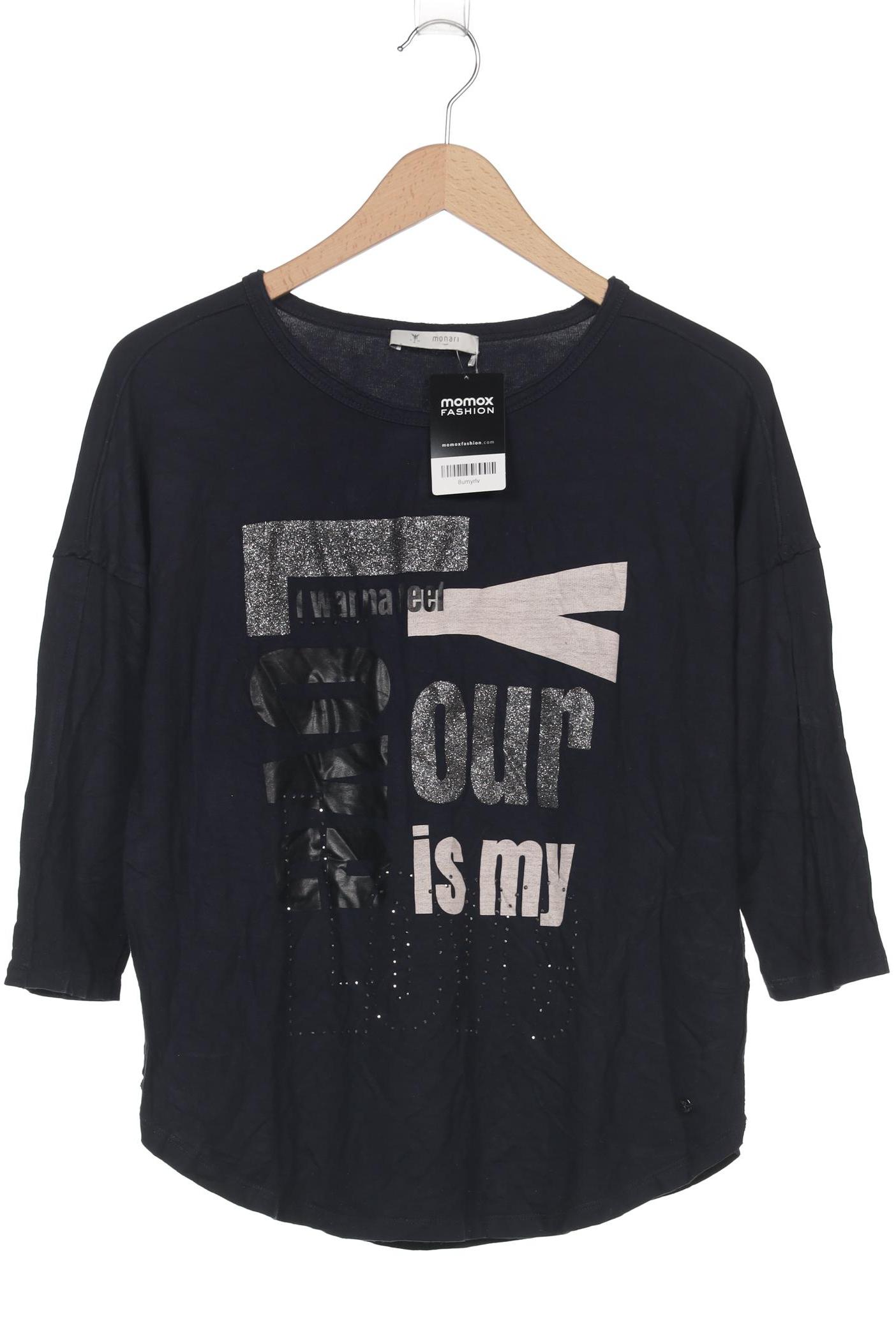 

monari Damen Langarmshirt, marineblau, Gr. 38