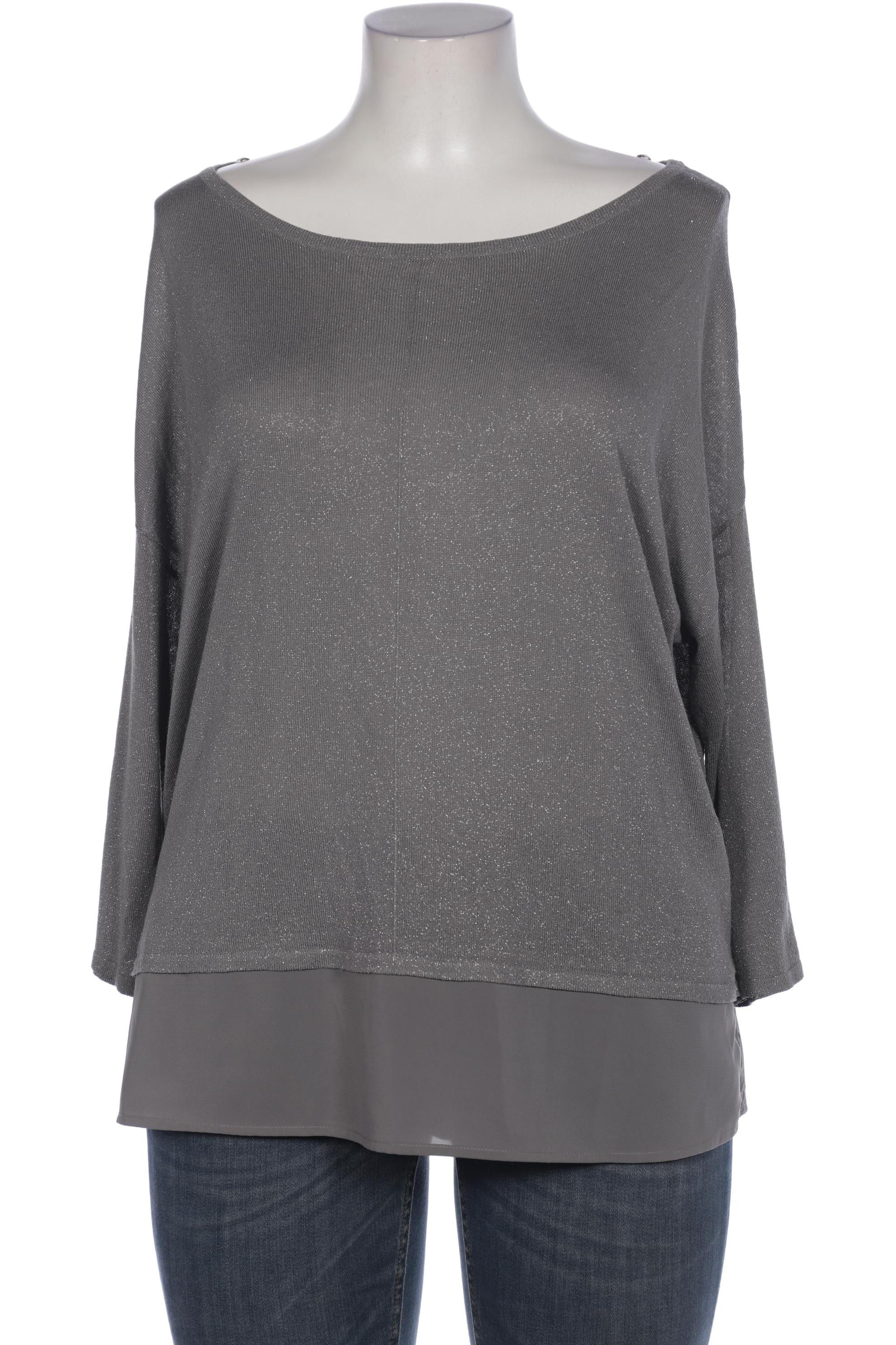 

monari Damen Langarmshirt, grau, Gr. 42