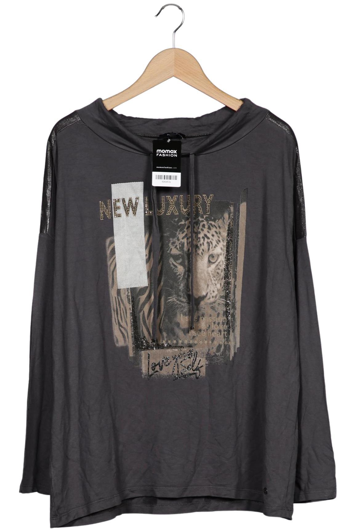 

monari Damen Langarmshirt, grau, Gr. 44