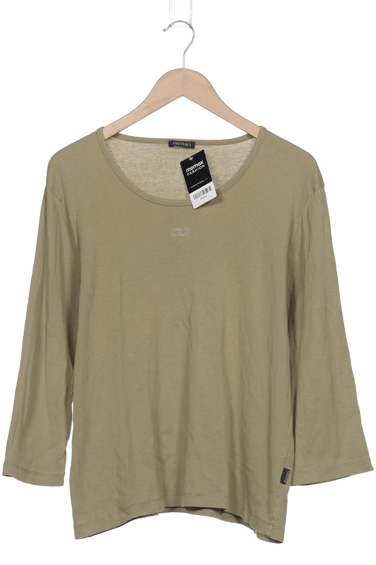 

monari Damen Langarmshirt, grün, Gr. 46