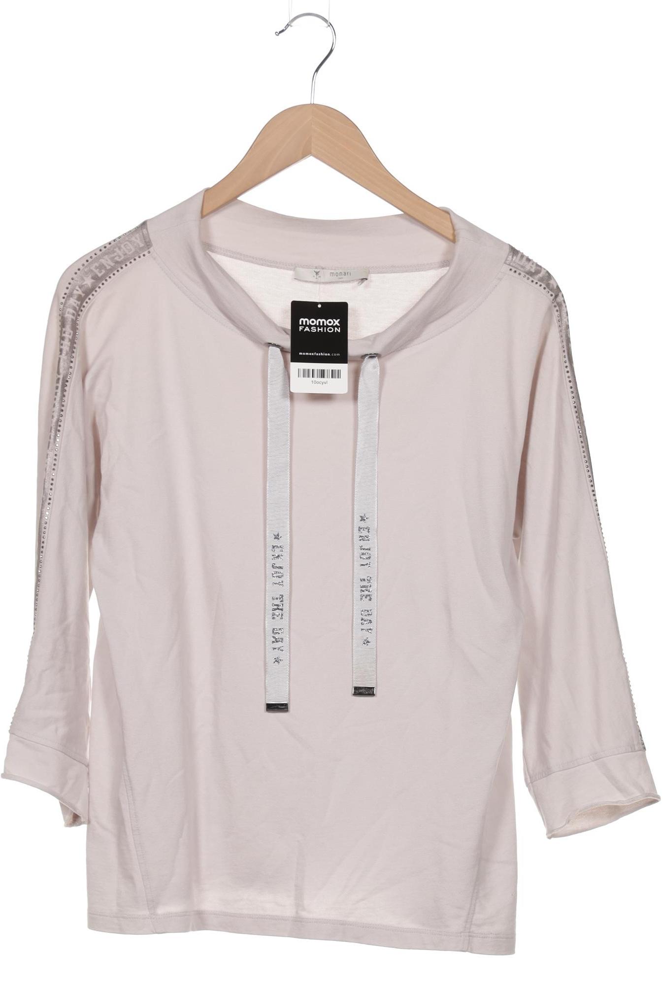 

monari Damen Langarmshirt, grau, Gr. 42